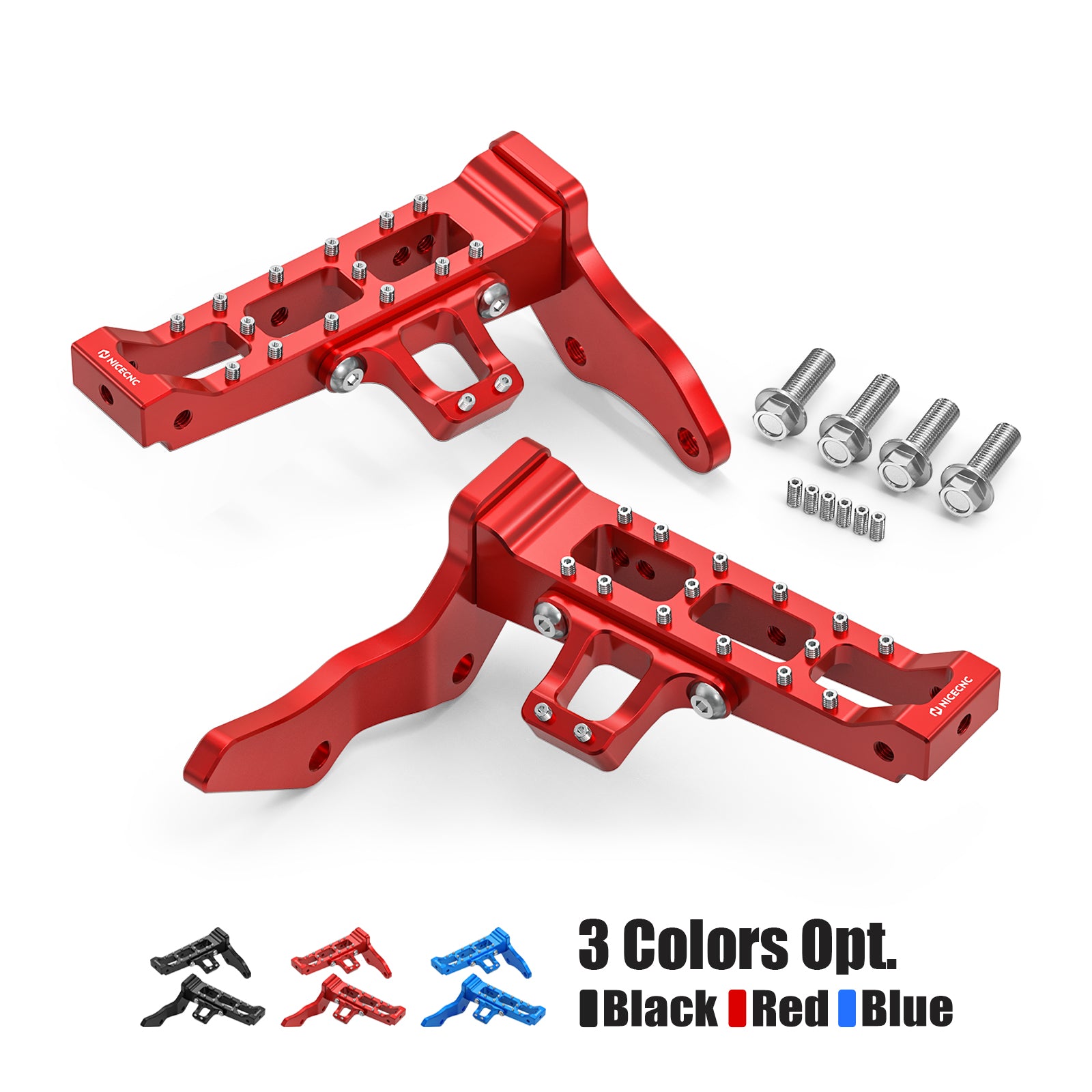 ATV Extended Wider Foot Pegs Pedals For Yamaha Banshee 350 1987-2006