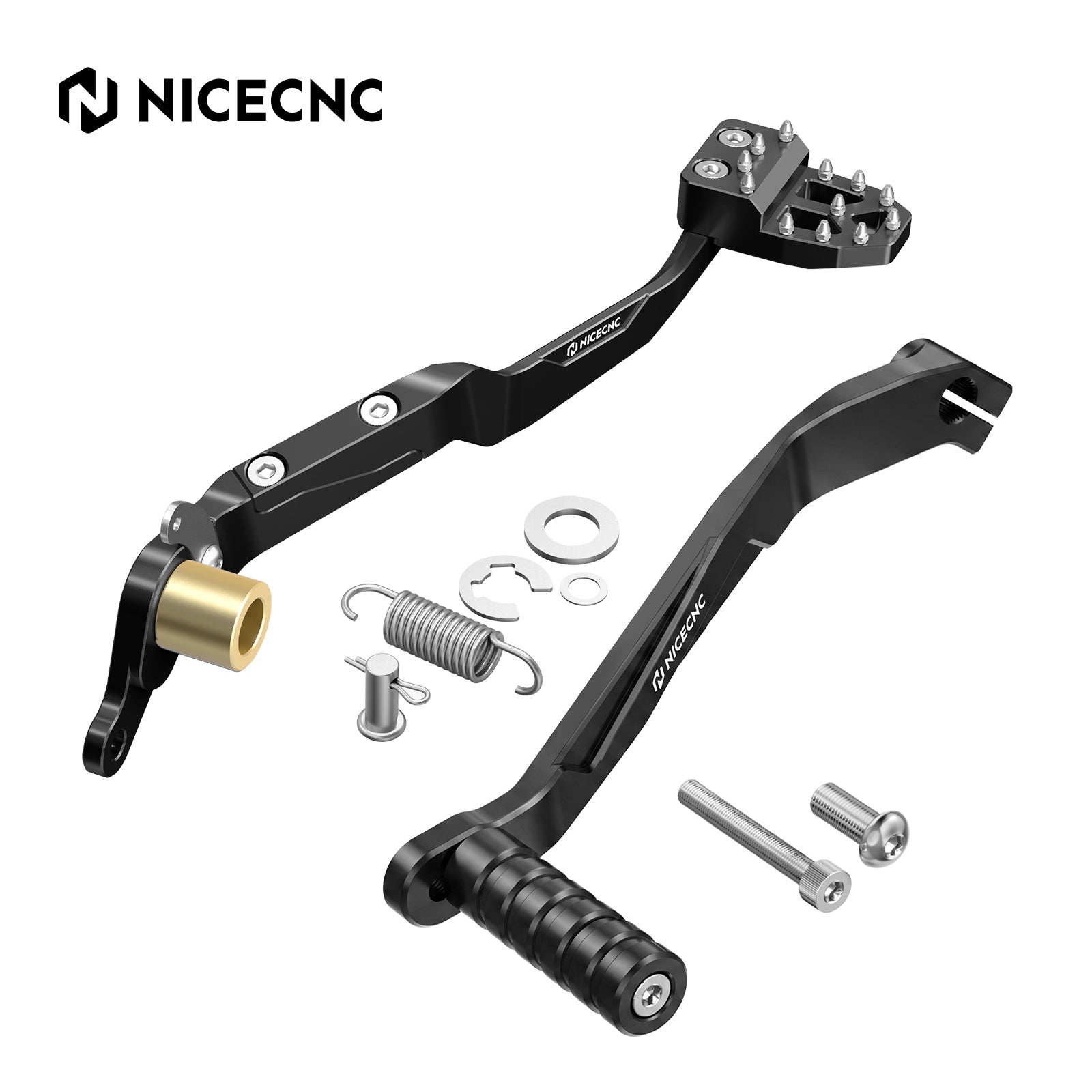 Adjustable Shift Lever Assy + Rear Foot Brake Pedal For Yamaha Banshee 350
