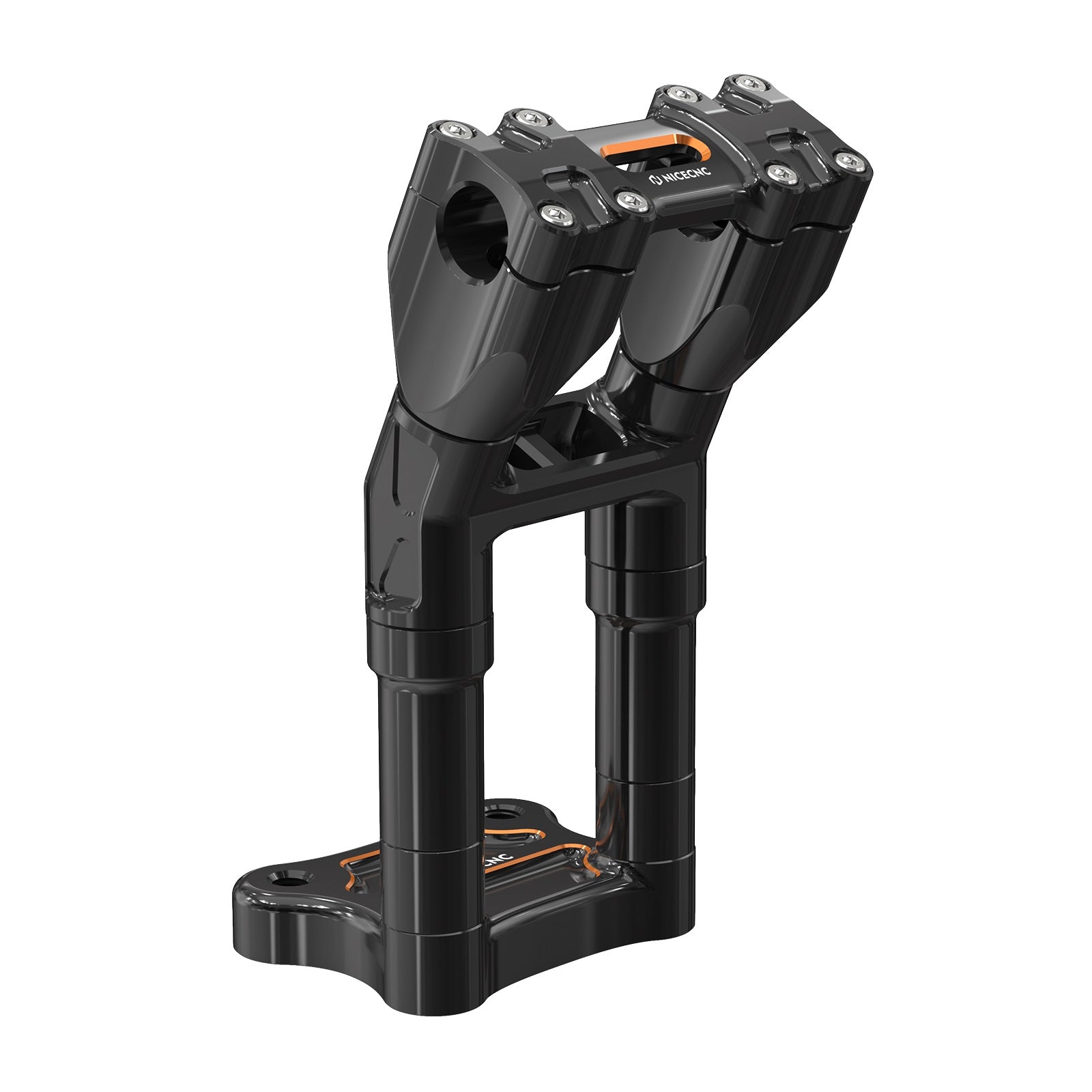 Kickback Handlebar Riser Kit For Harley Street Electra Tri Glide Ultra Limited 1-1/8" Bar