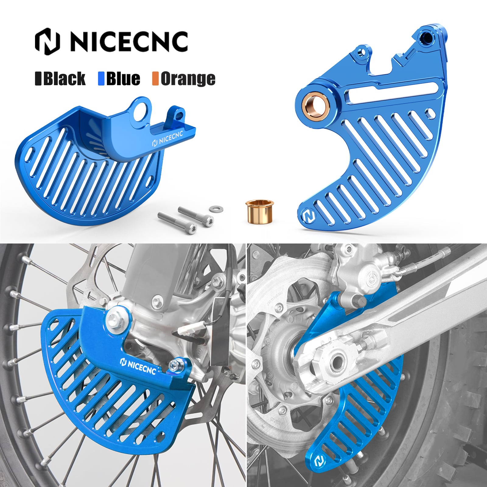 Front Rear Brake Disc Guard Kit For KTM SX SX-F XC XC-W EXC XCF-W XW-F