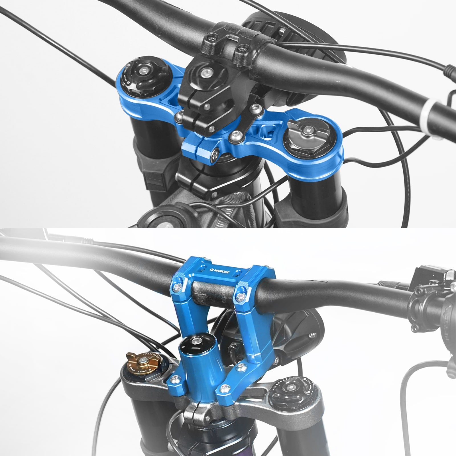 Upper Triple Clamp Top Link & Handlebar Riser For Surron Light Bee X/ S