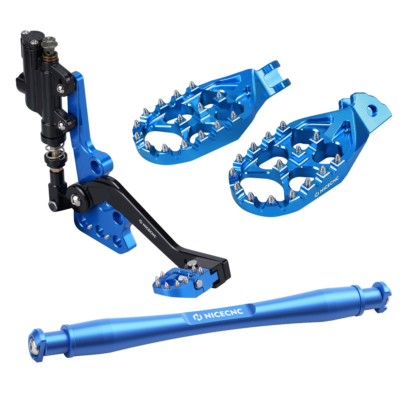 Hydraulic Rear Foot Brake + Enlarged Foot Pegs + Support Brace For Surron Light Bee X S