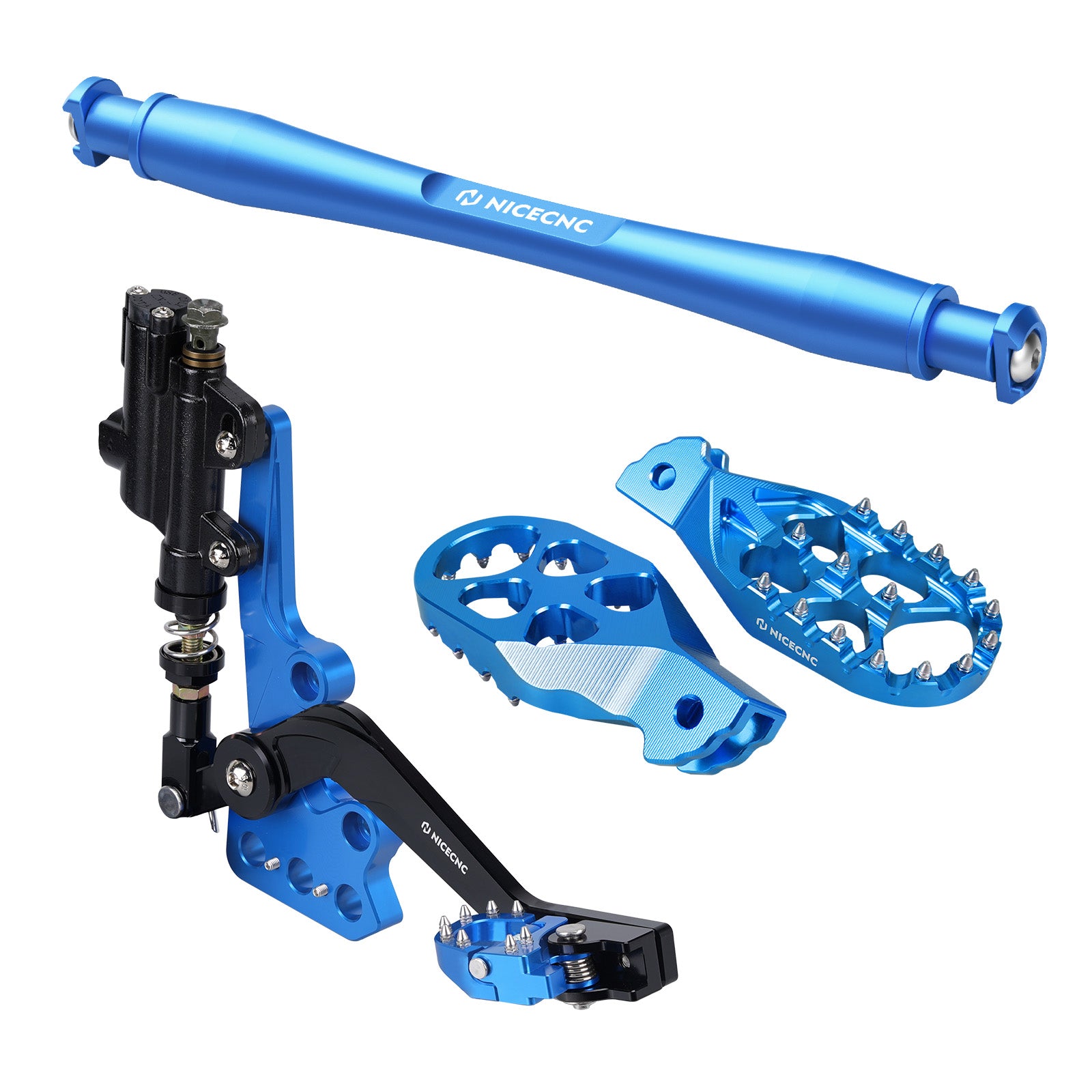 Hydraulic Rear Foot Brake + Enlarged Foot Pegs + Support Brace For Surron Light Bee X S