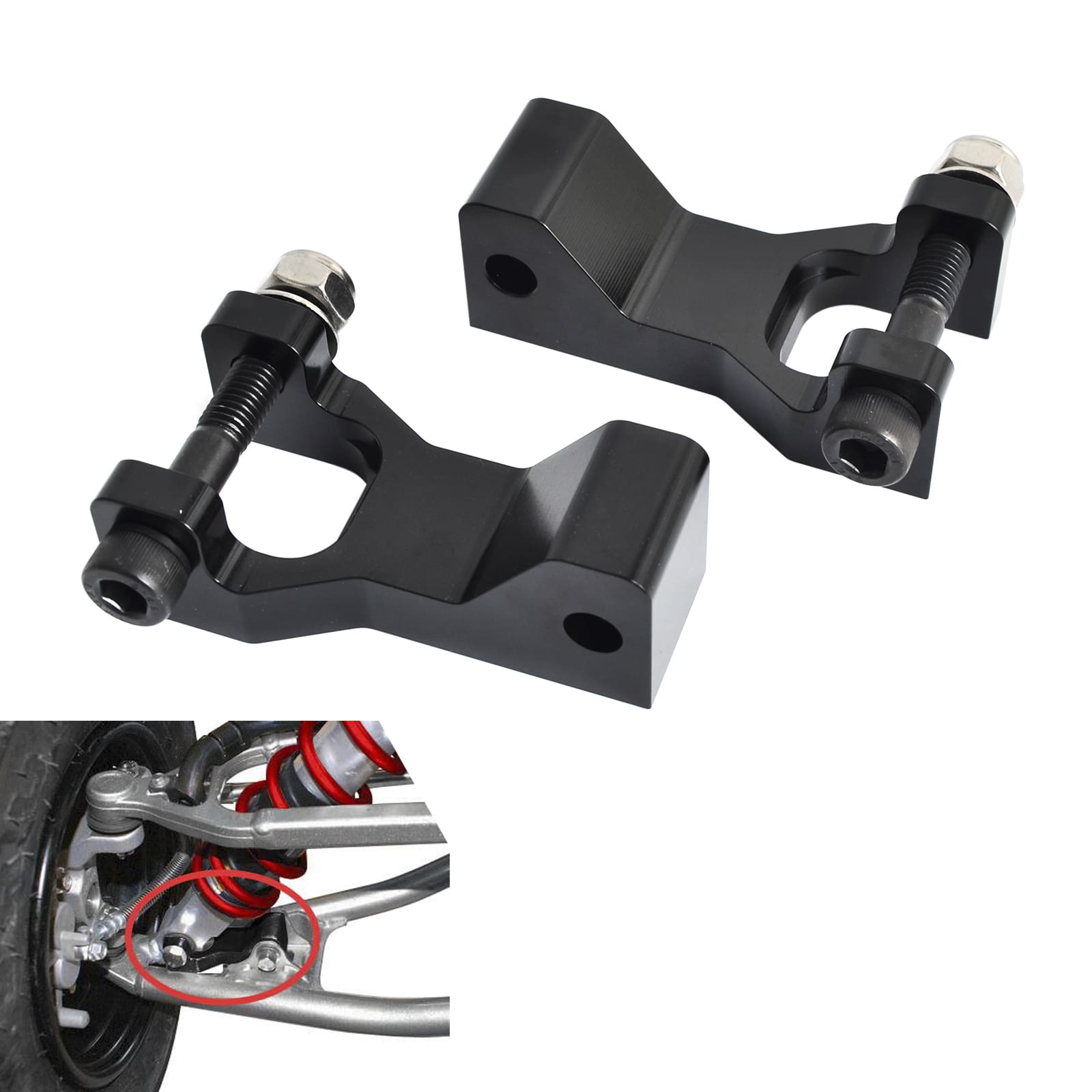 ATV Front A-Arm Lowering Kit For Yamaha Raptor 700 Blaster 200 Banshee 350 YFZ450