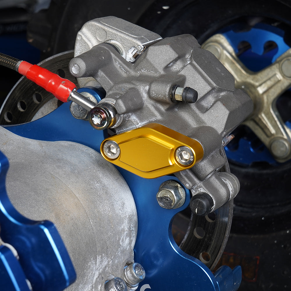 ATV Parking Brake Block Off Plate Kit For Yamaha Polaris Can-Am Kawasaki Arctic Cat