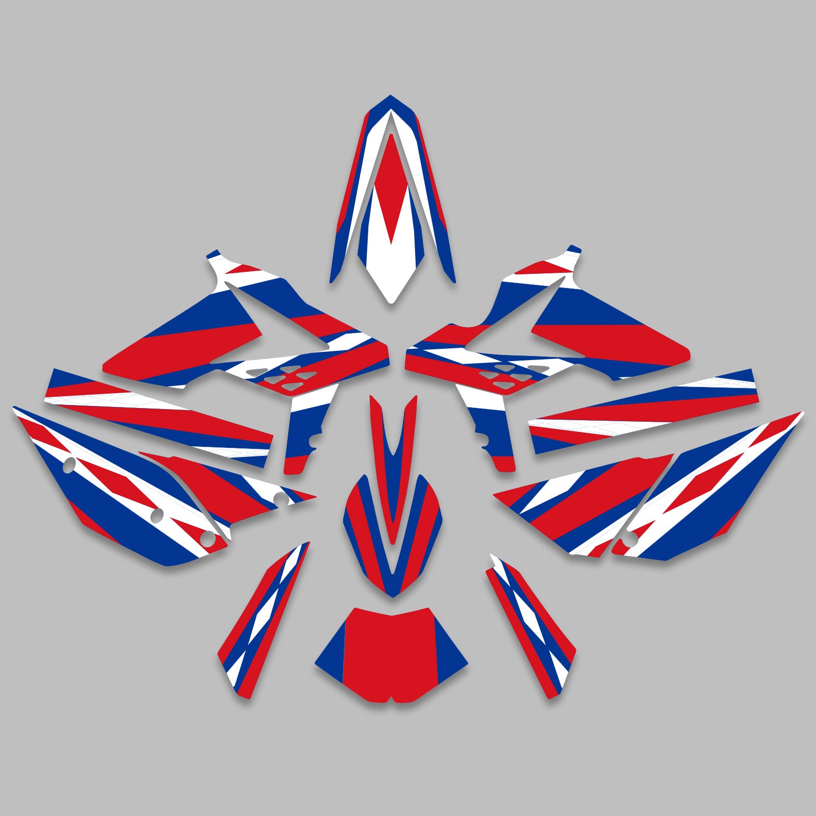 Motorcycle Full Graphics Decals Stickers Set For Beta RR 4T-2T 2013-2017