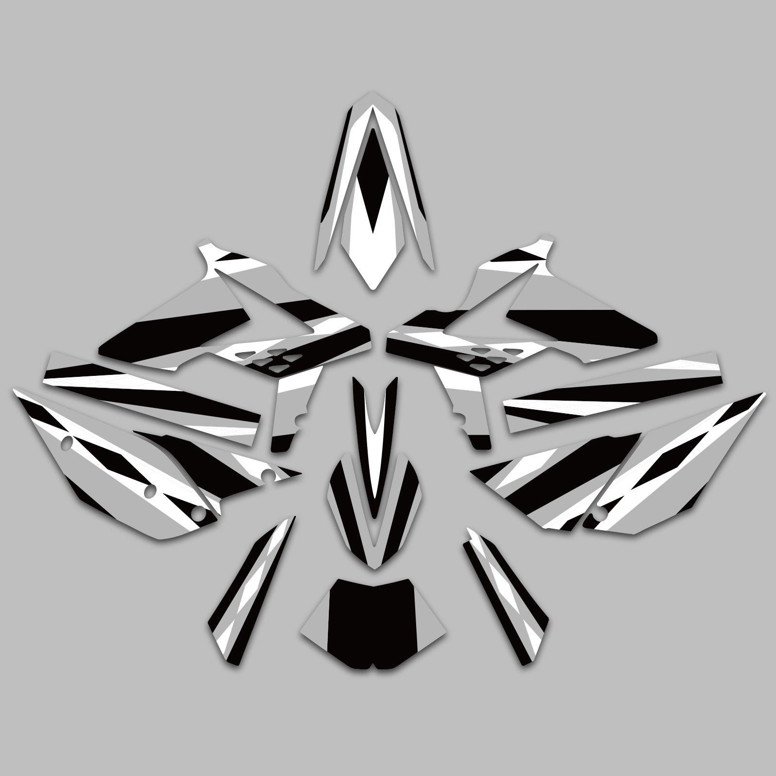 Motorcycle Full Graphics Decals Stickers Set For Beta RR 4T-2T 2013-2017