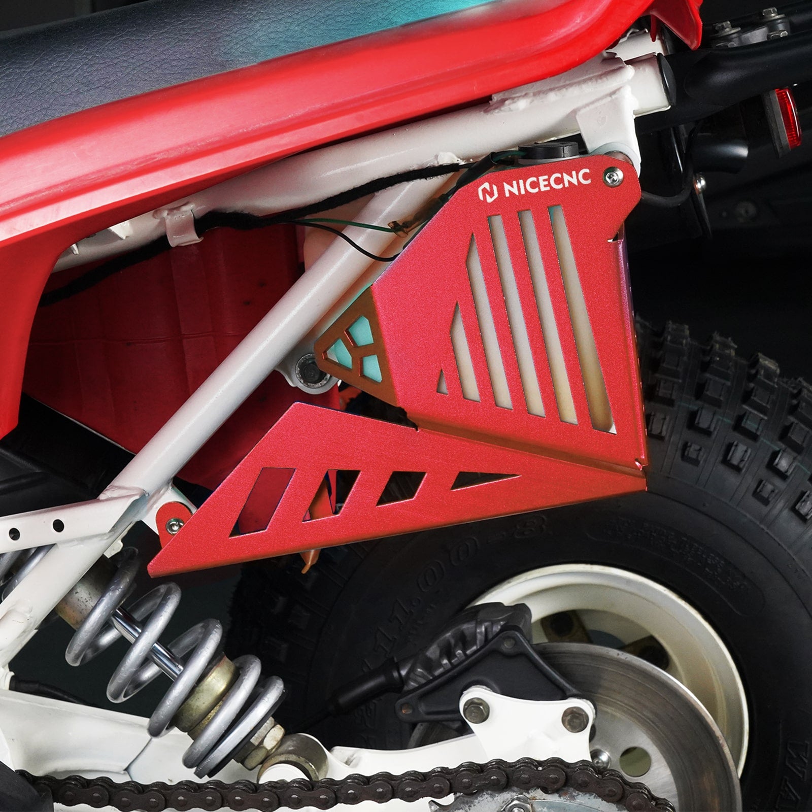 ATV Oil Tank Reservoir Bracket Shield Guard For Yamaha Blaster 200