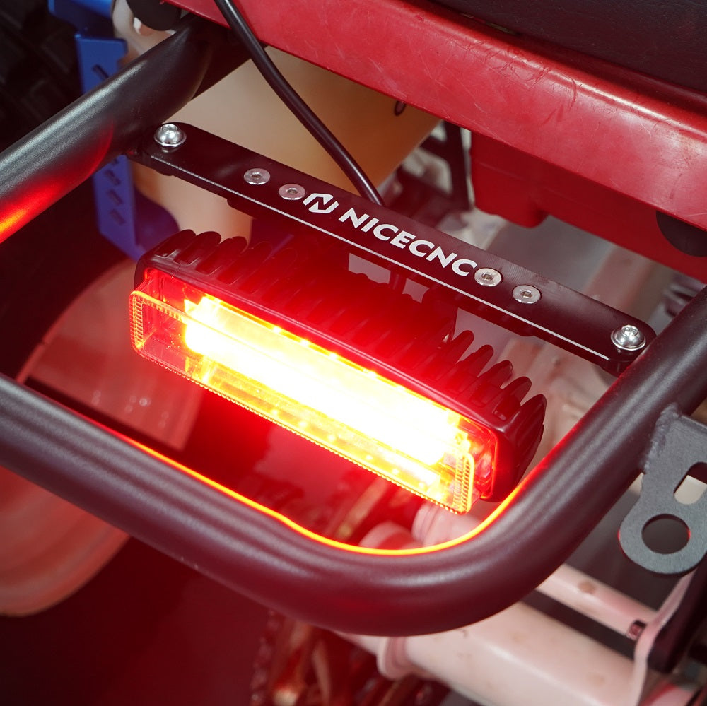 ATV Rear Brake Light LED Taillight With Bracket For Yamaha Blaster 200 Banshee 350 Warrior 350