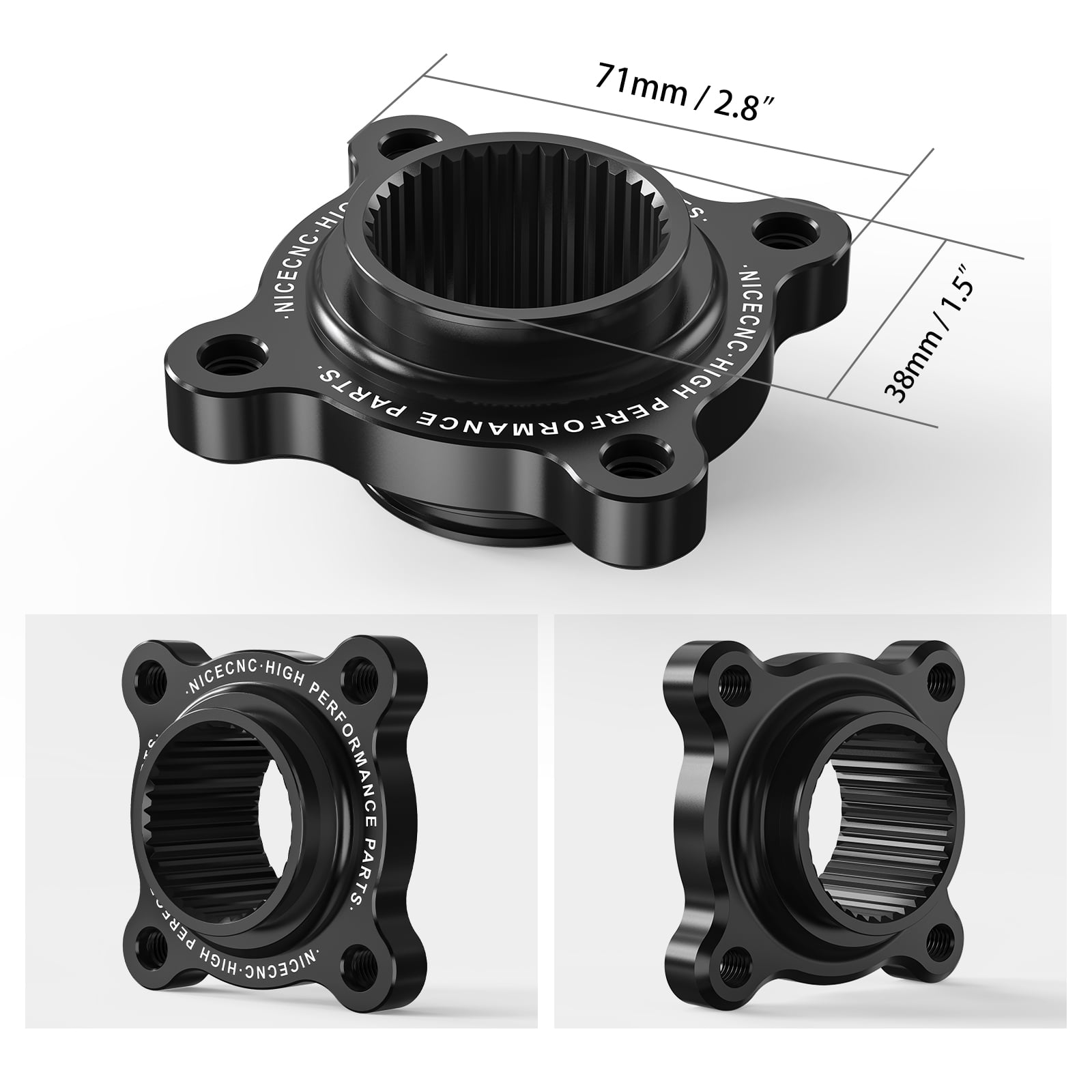 ATV Rear Axle Brake Rotor Disc Hub Bracket For Yamaha Blaster 200