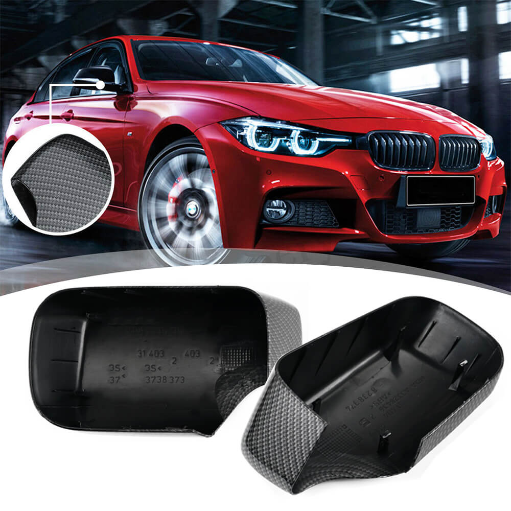 Door Rear view Mirror Carbon Fiber Cover Cap for BMW 325i 540i E46 98-05