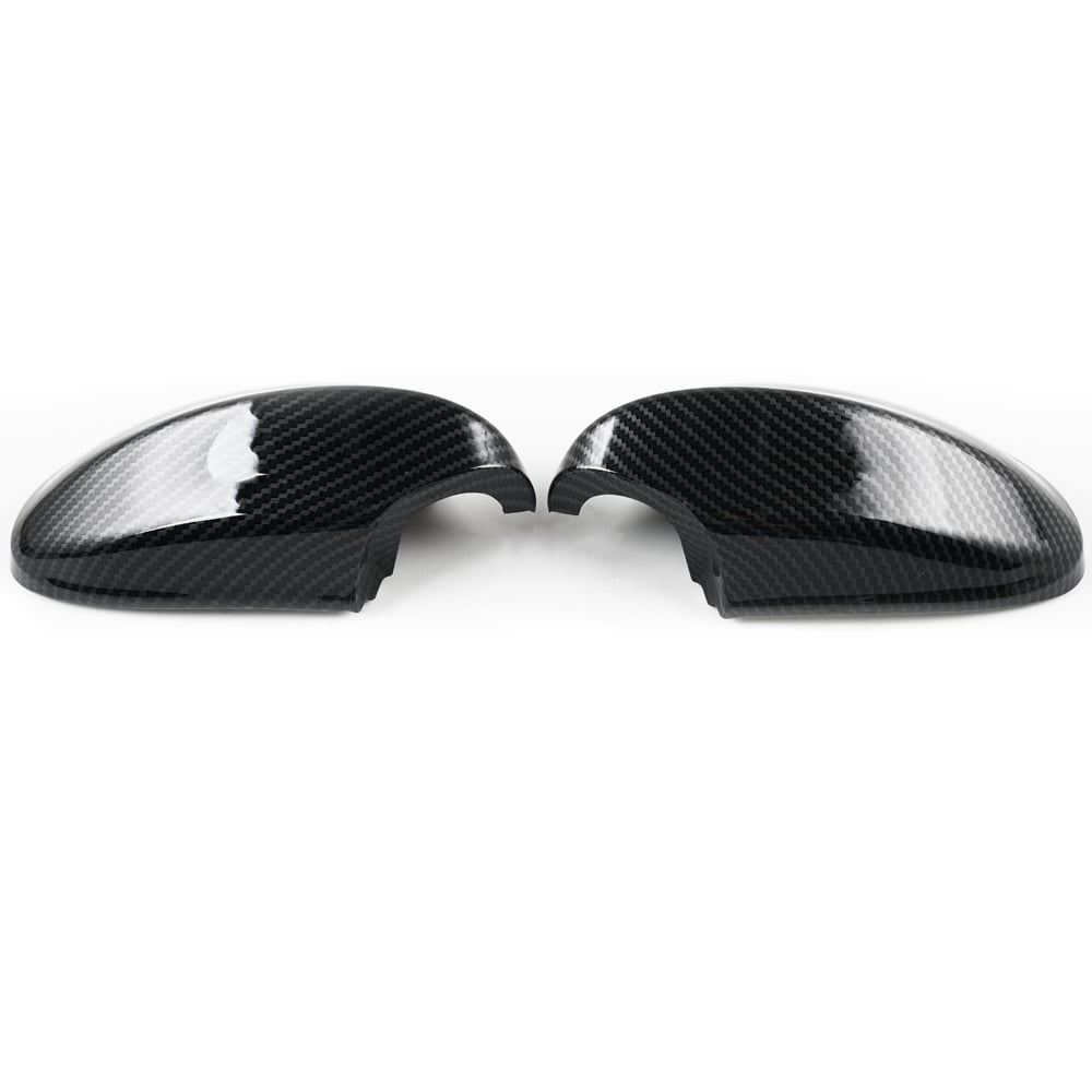 2PCS Carbon Fiber Style Side Mirror Cover Cap Shroud For BMW E90 E91 330i 335i 2005-2008