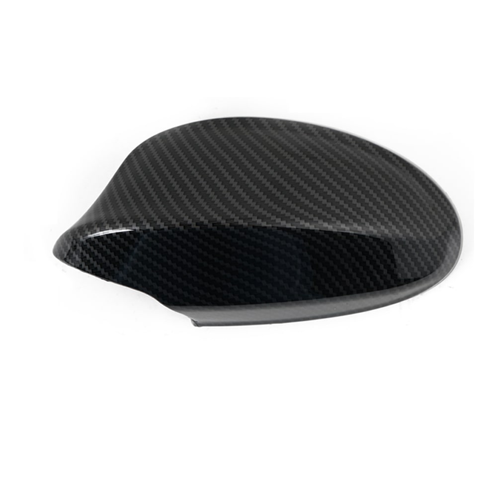 2PCS Carbon Fiber Style Side Mirror Cover Cap Shroud For BMW E90 E91 330i 335i 2005-2008