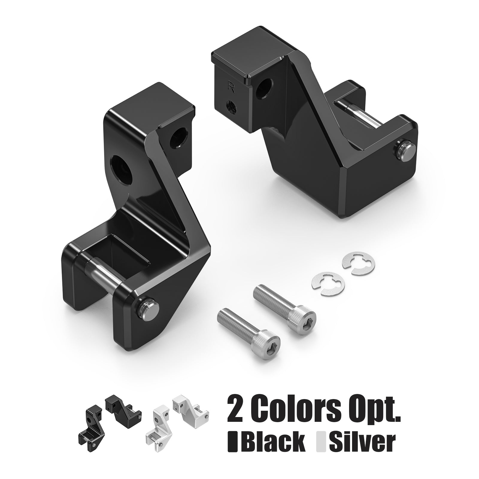 Passenger Footrest Lowering Kit For BMW R1250GS/R1250GS Adv 40mm Drop & 15mm Forward