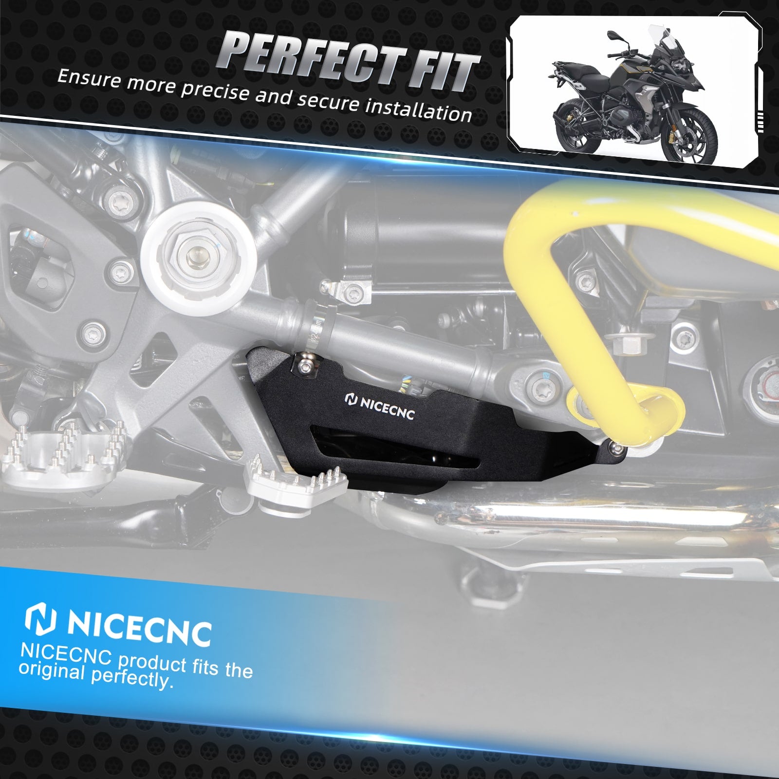 Exhaust Flap Control Guard For BMW R1200GS Adv 2013-2018 R1250GS Adv 2019-2024