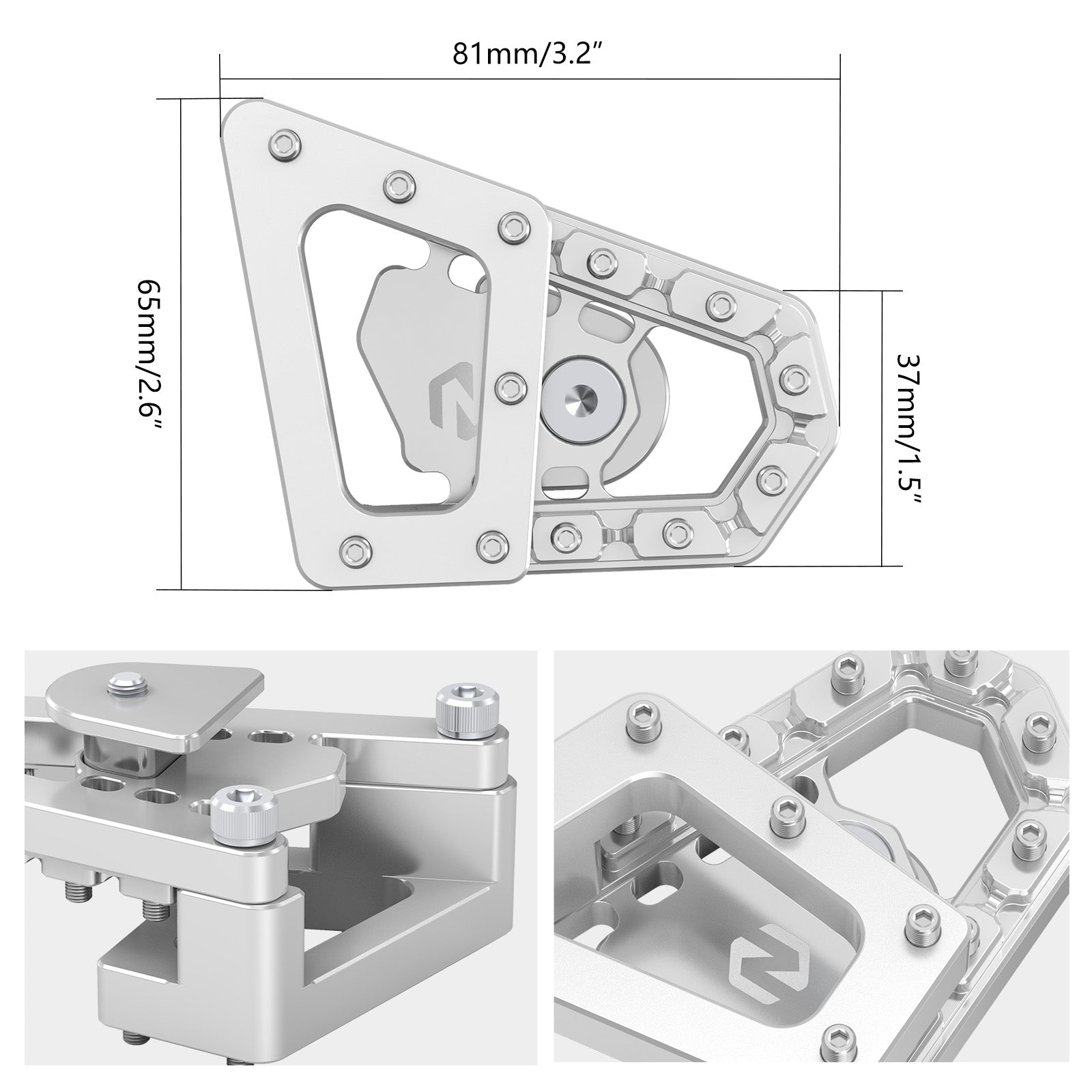 Dual Control Rear Brake Lever Pedal Extender For BMW R1250GS 2018-2023