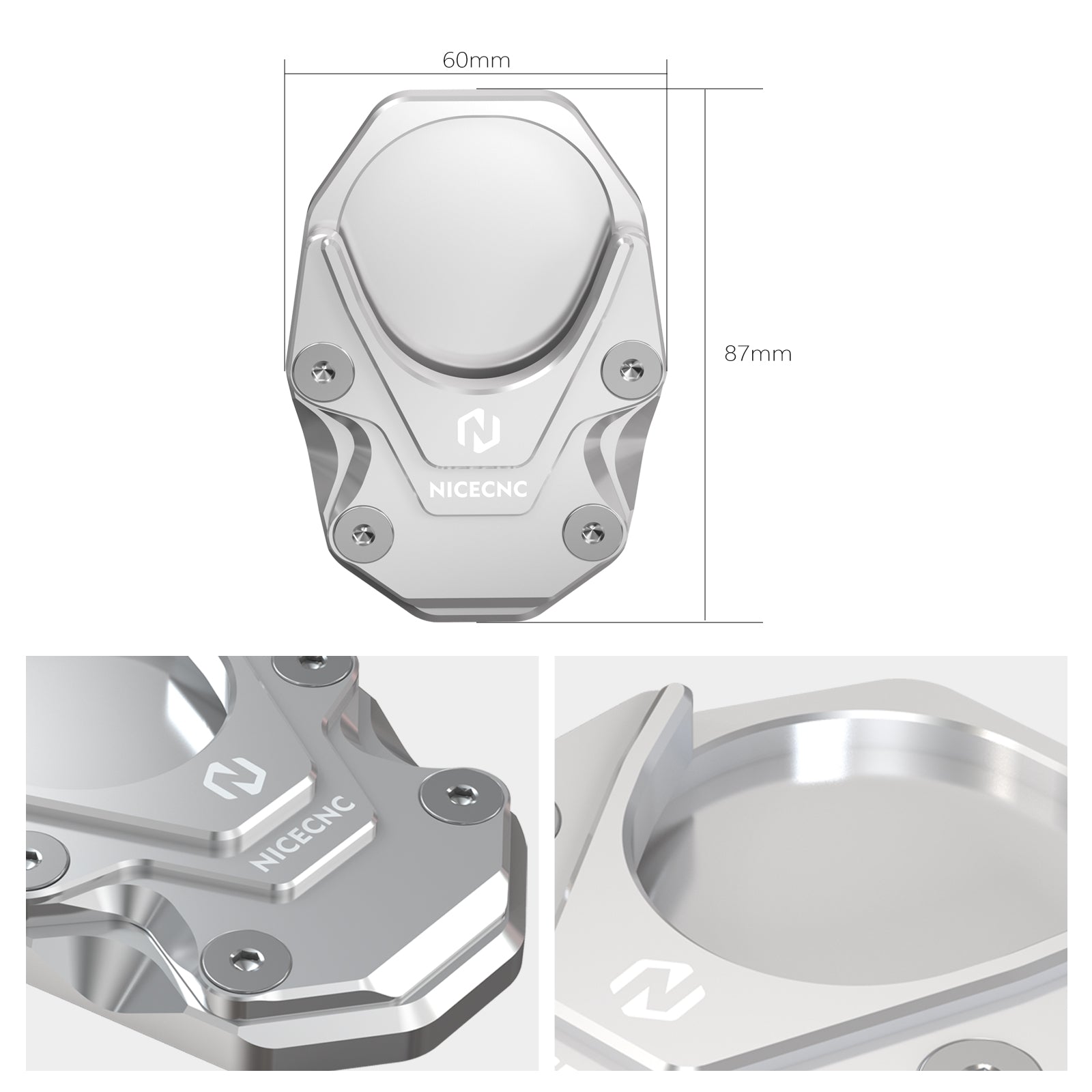 Side Stand Enlarger For BMW R1200GS 2016-2018 R1250GS 2019-2023