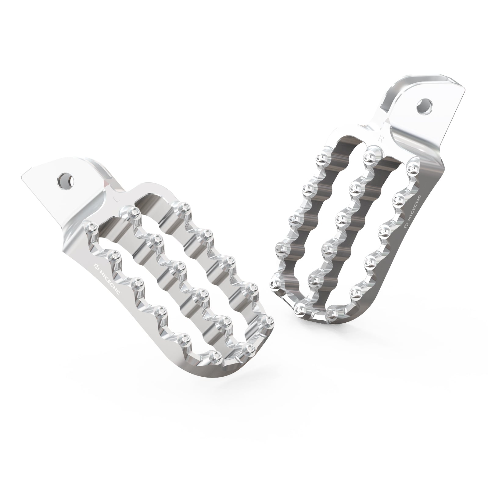 Enlarged Wide Foot Pegs Footrest For BMW R1200GS Adventure 2013-2018 R1250GS Adv 2019-2024
