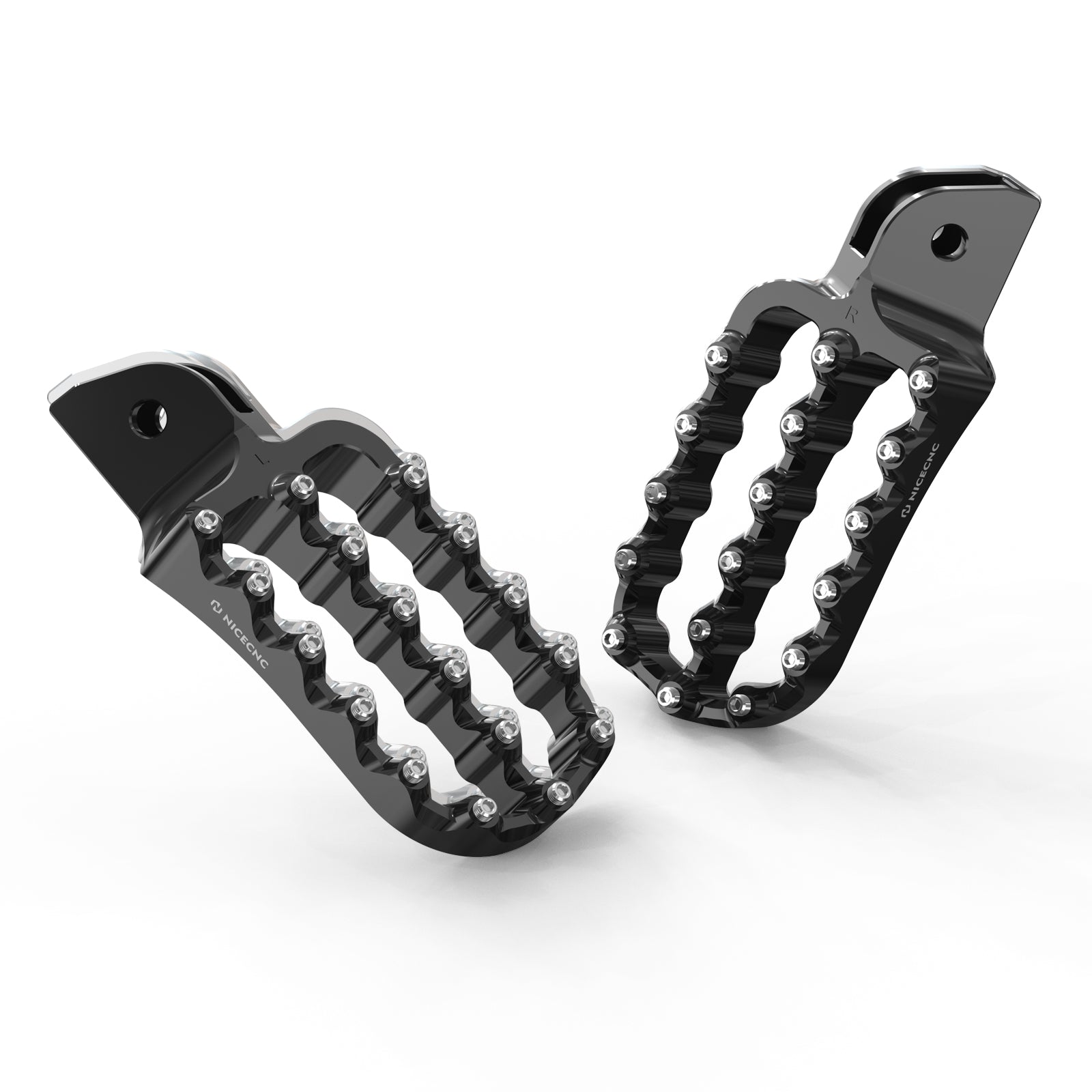Enlarged Wide Foot Pegs Footrest For BMW R1200GS Adventure 2013-2018 R1250GS Adv 2019-2024