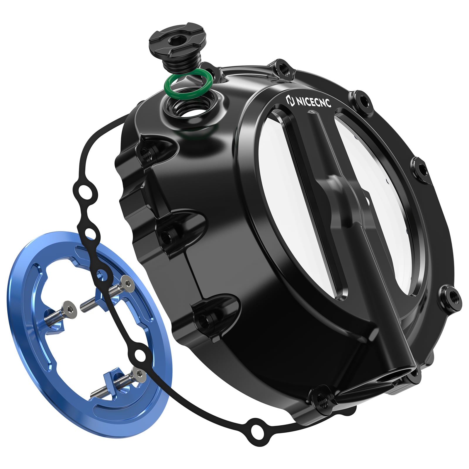 Transparent Clear Clutch Cover For BMW S1000RR 2019-2024 S1000XR 2021-2024 S1000R 22-24