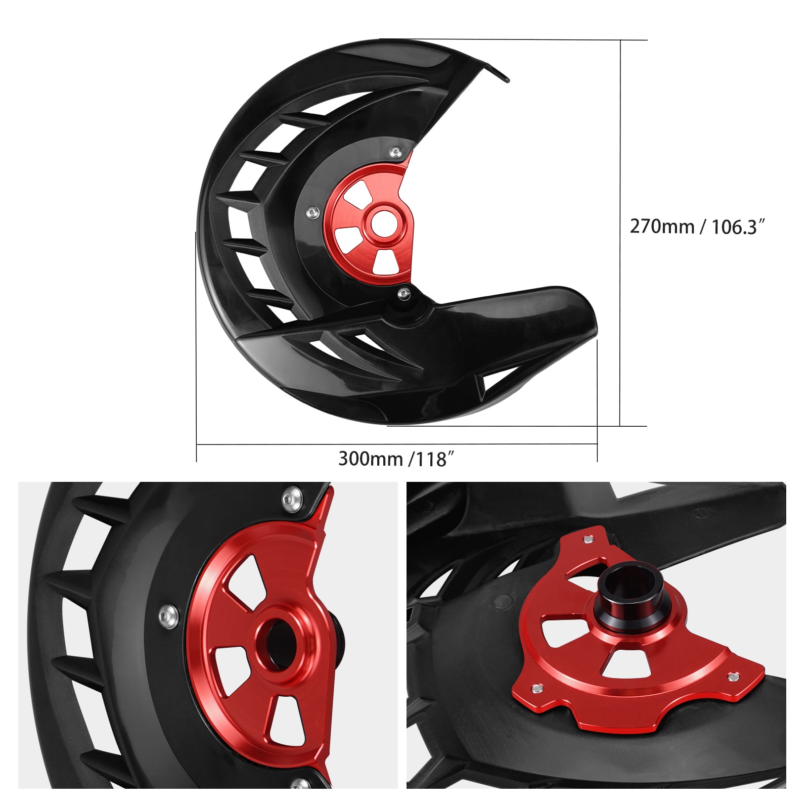 Front Brake Disc Gaurd For HONDA CRF250R CRF450R CRF300RX