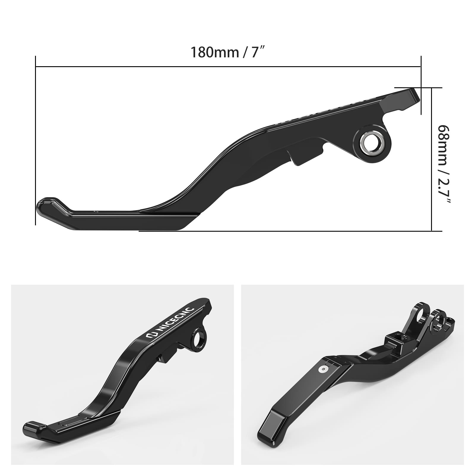 Two-Finger Control Short Brake Lever For Husqvarna Norden 901 2022-2025