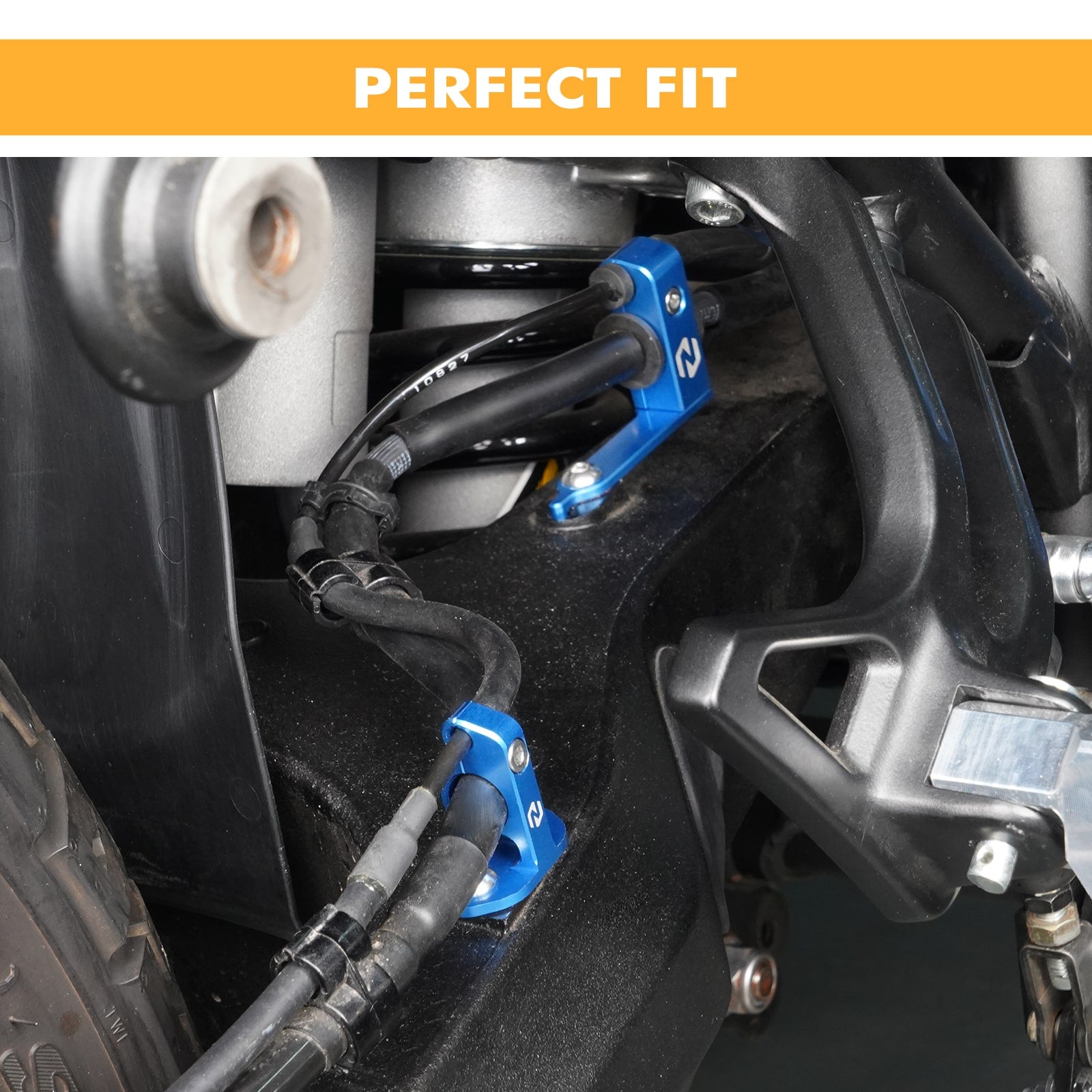 Rear Brake Line Hose Snap Clamp For Yamaha Tenere 700 /XTZ700 2019-2023