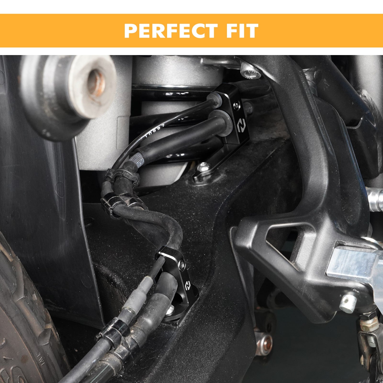 Rear Brake Line Hose Snap Clamp For Yamaha Tenere 700 /XTZ700 2019-2023