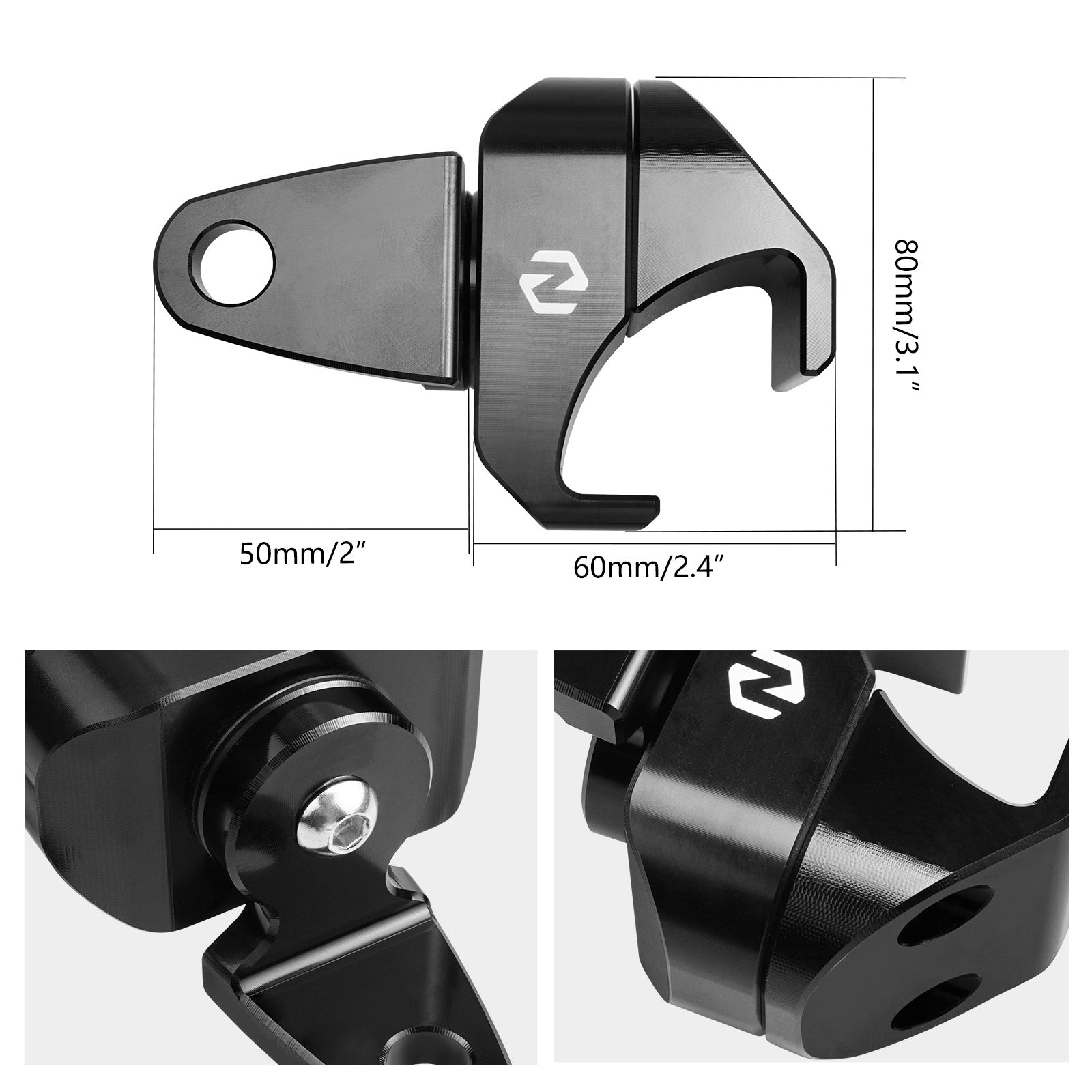 UTV Whip Light Mount Bracket For Can Am Defender HD Commander 1000R Pro Fit Cage