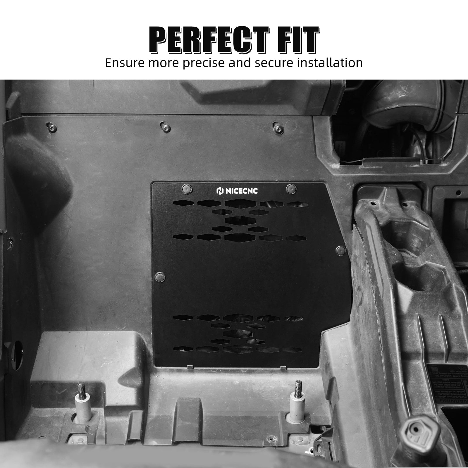 Upgraded UTV Battery & ECU Cover Guard Plate For Can Am Maverick X3