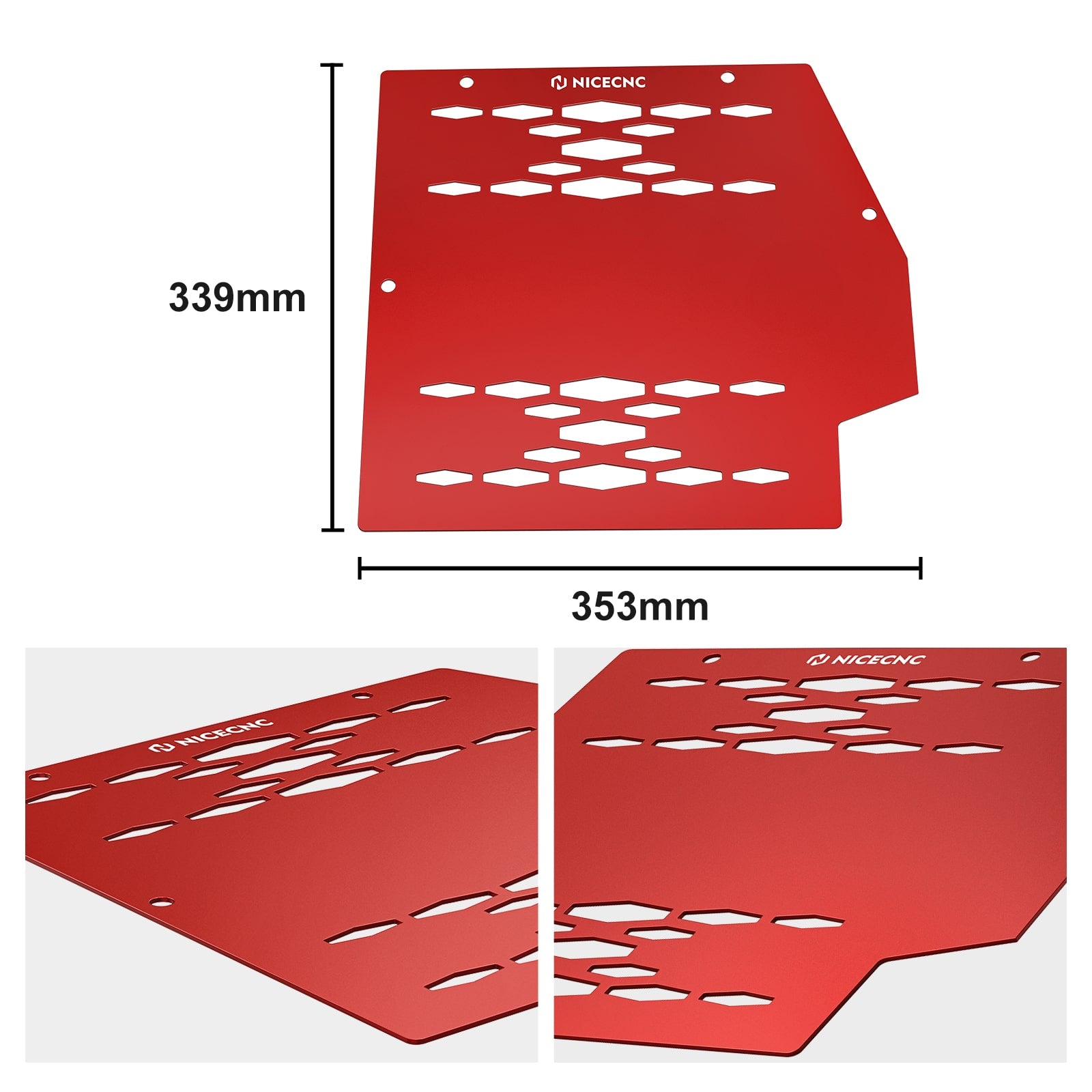 Upgraded UTV Battery & ECU Cover Guard Plate For Can Am Maverick X3