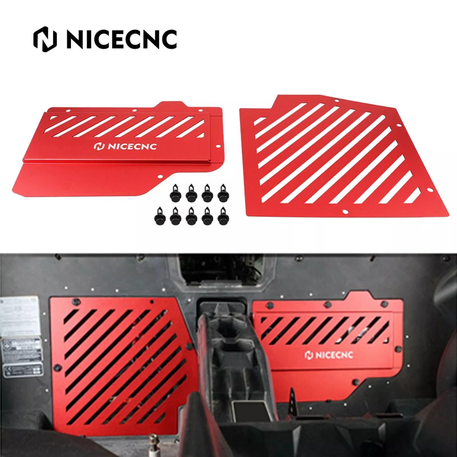 UTV Battery ECU Covers Guards Protector Kit For Can-Am X3 Maverick