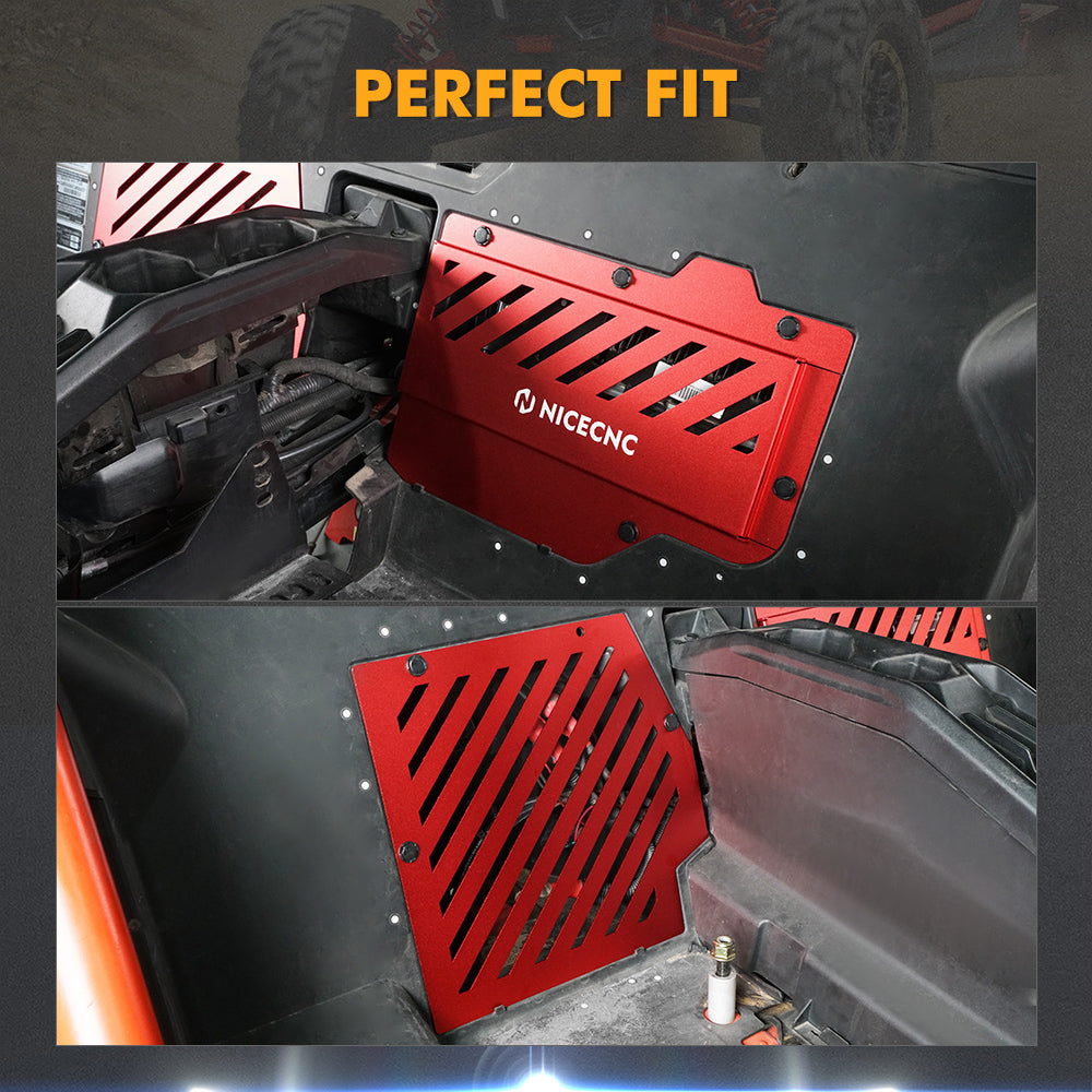 UTV Battery ECU Covers Guards Protector Kit For Can-Am X3 Maverick