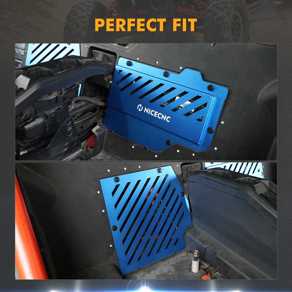 UTV Battery ECU Covers Guards Protector Kit For Can-Am X3 Maverick