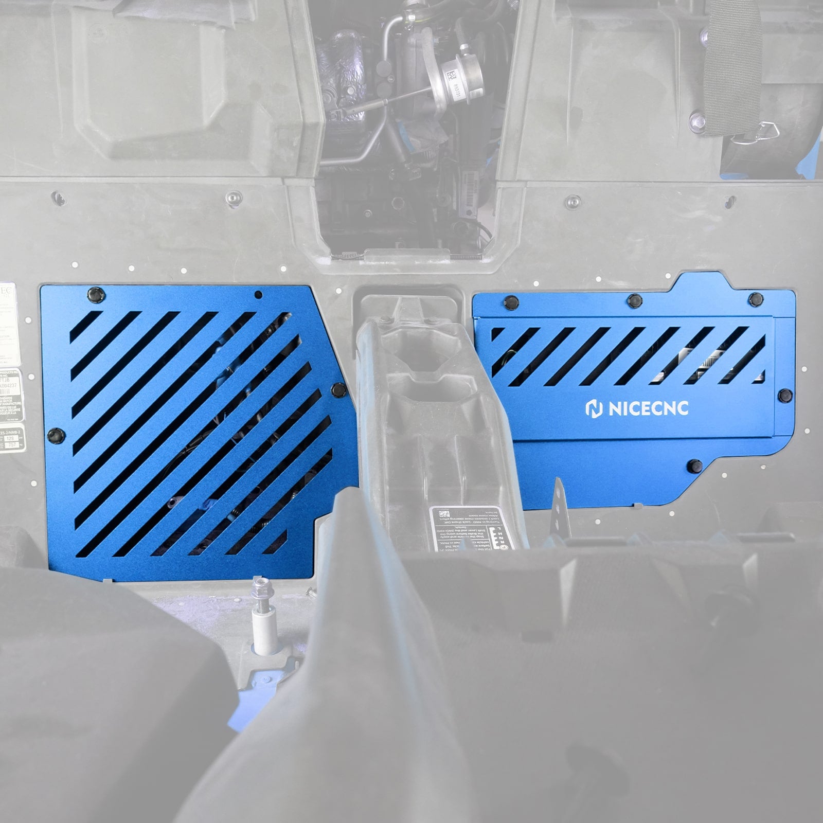 UTV Battery ECU Cover Plate Guard Protector Kit For Can-Am Maverick X3