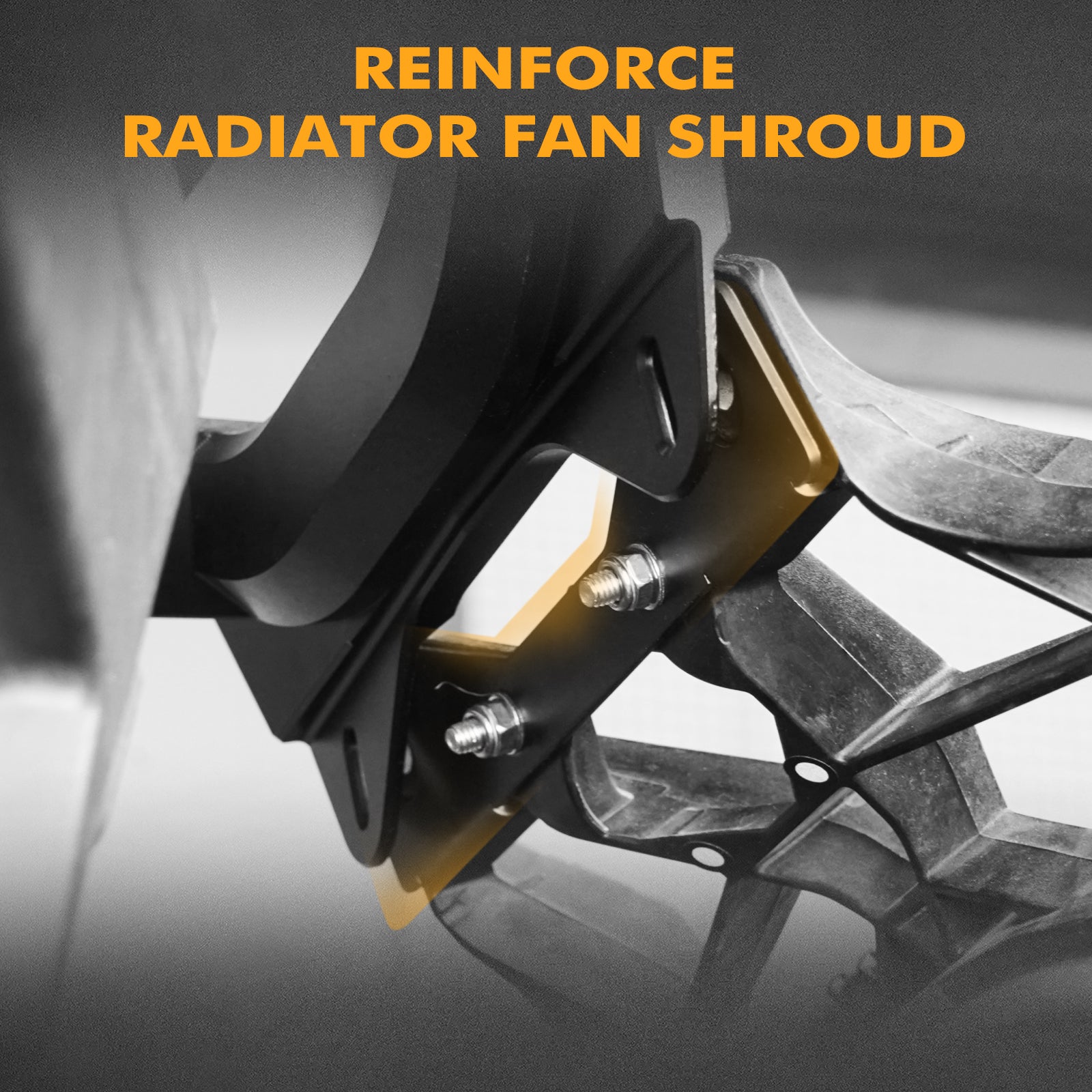 UTV Cooling Radiator Fan Shroud Bracket Repair Kit For Can-Am X3 2017-2023