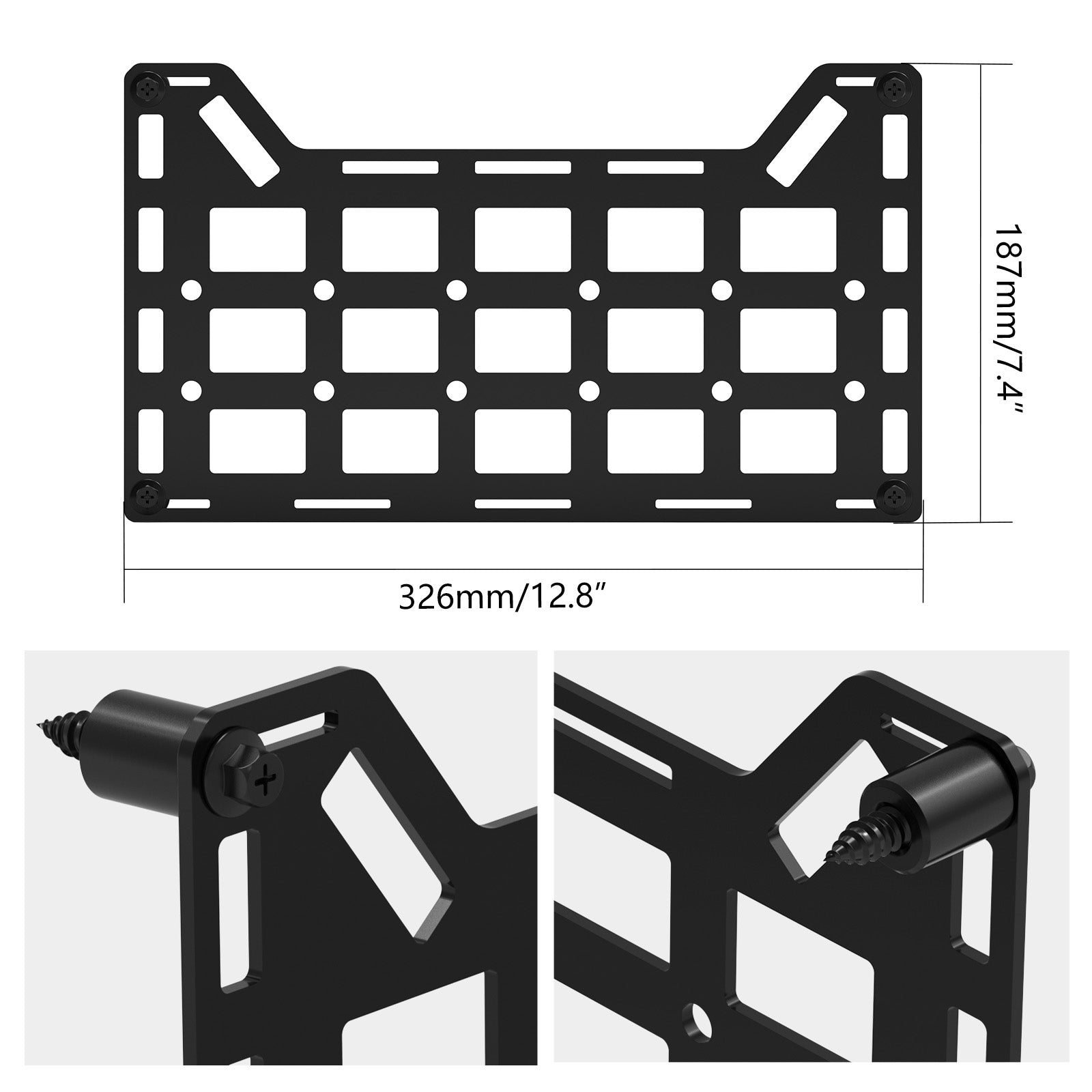 UTV Universal Rigid Molle Organizer Panel For Can Am X3 Defender Commander