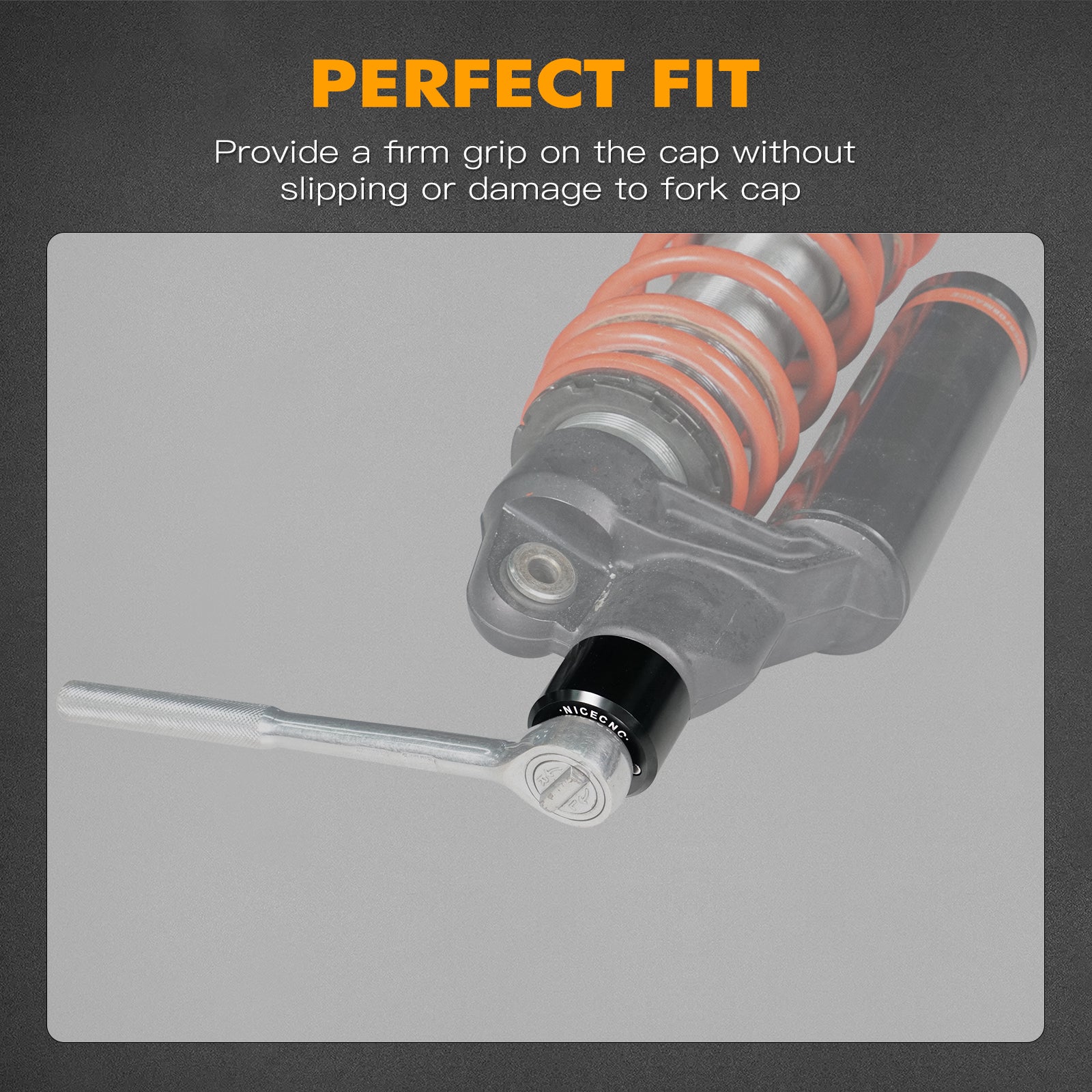 UTV Front & Rear Fork Cap Socket Removal Tool For Can-Am X3 Maverick Turbo