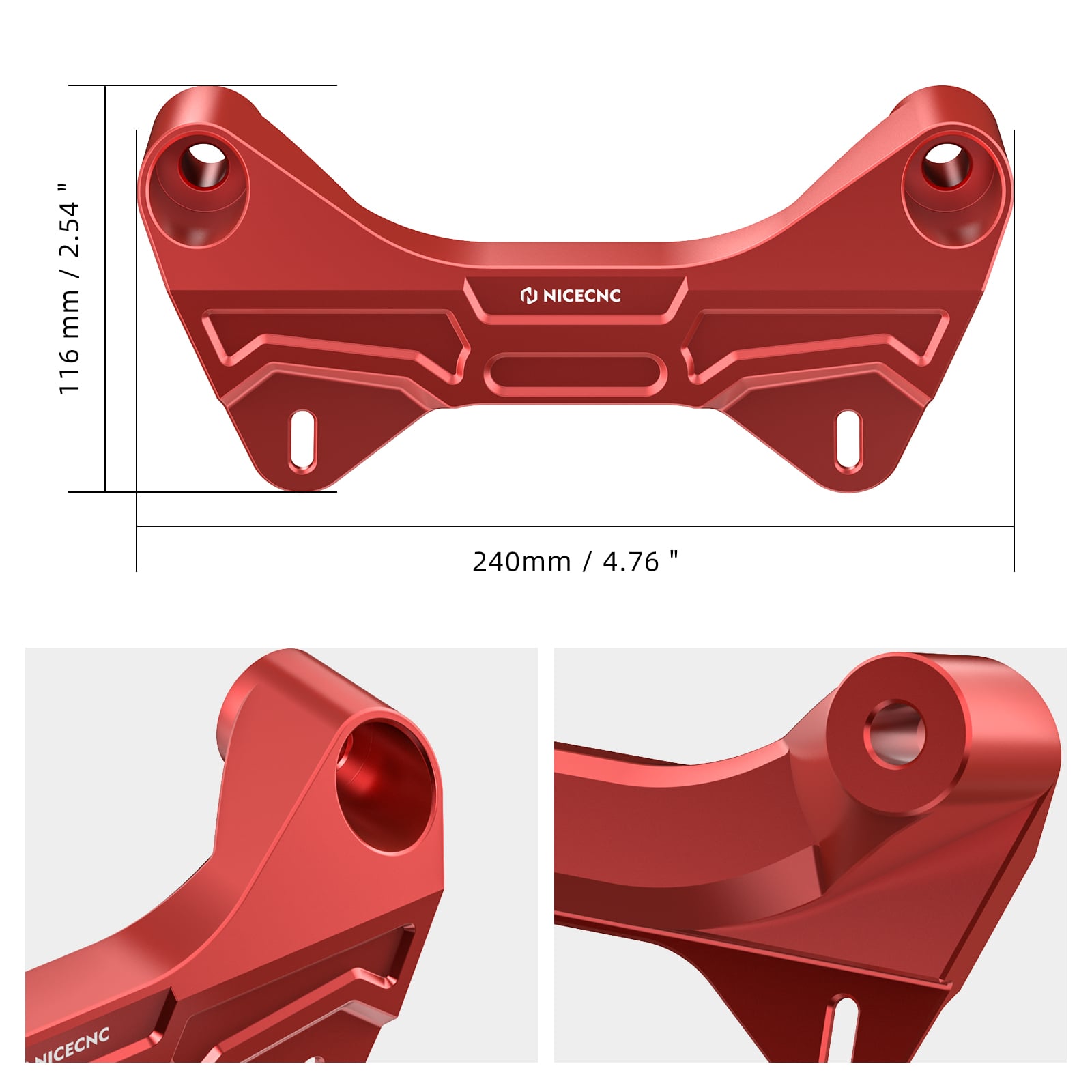 UTV Front Shock Tower Brace Bracket Mount For Can-Am X3 2017-2024