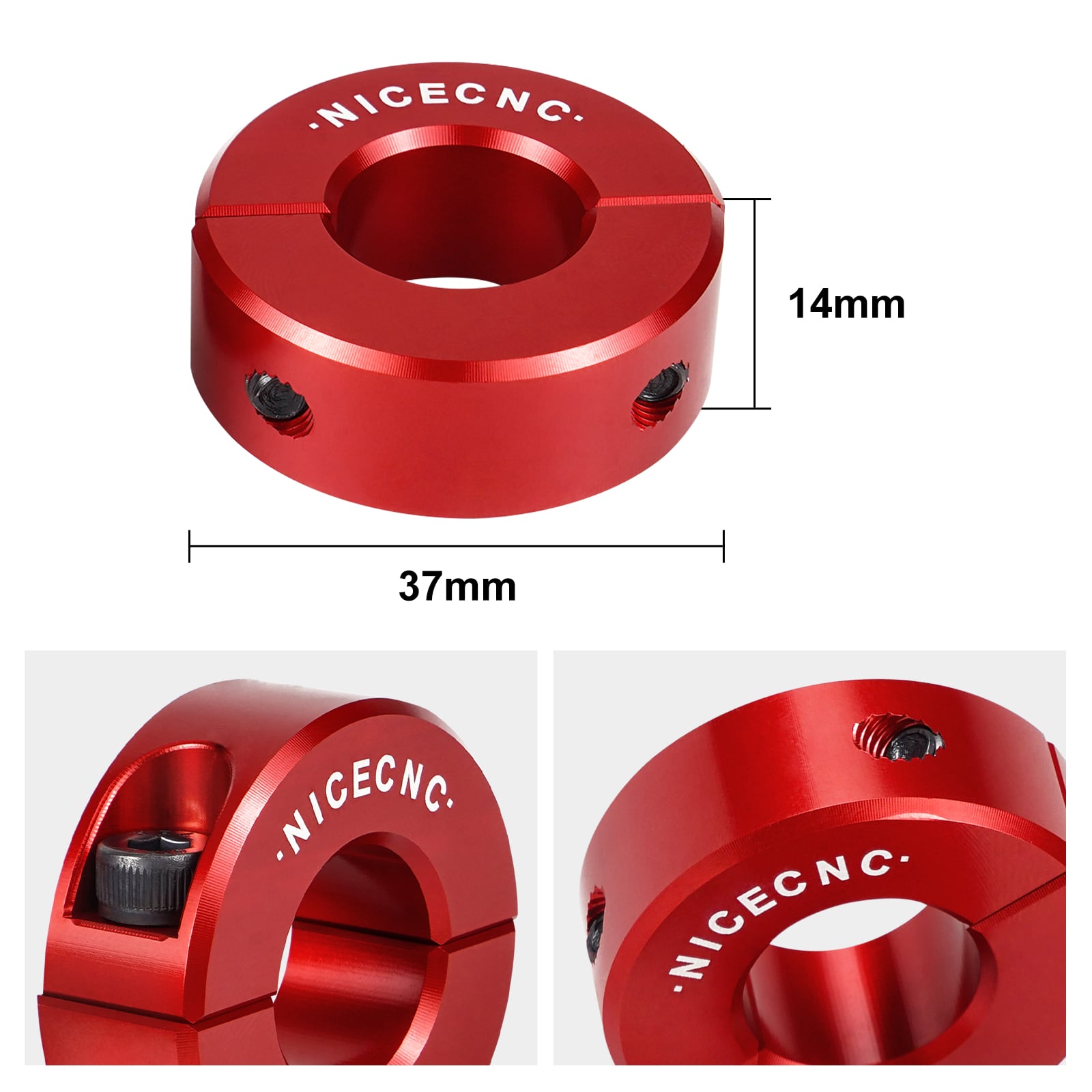 UTV Front Sway Bar Locking Clamping Collars For Can-Am Maverick X3