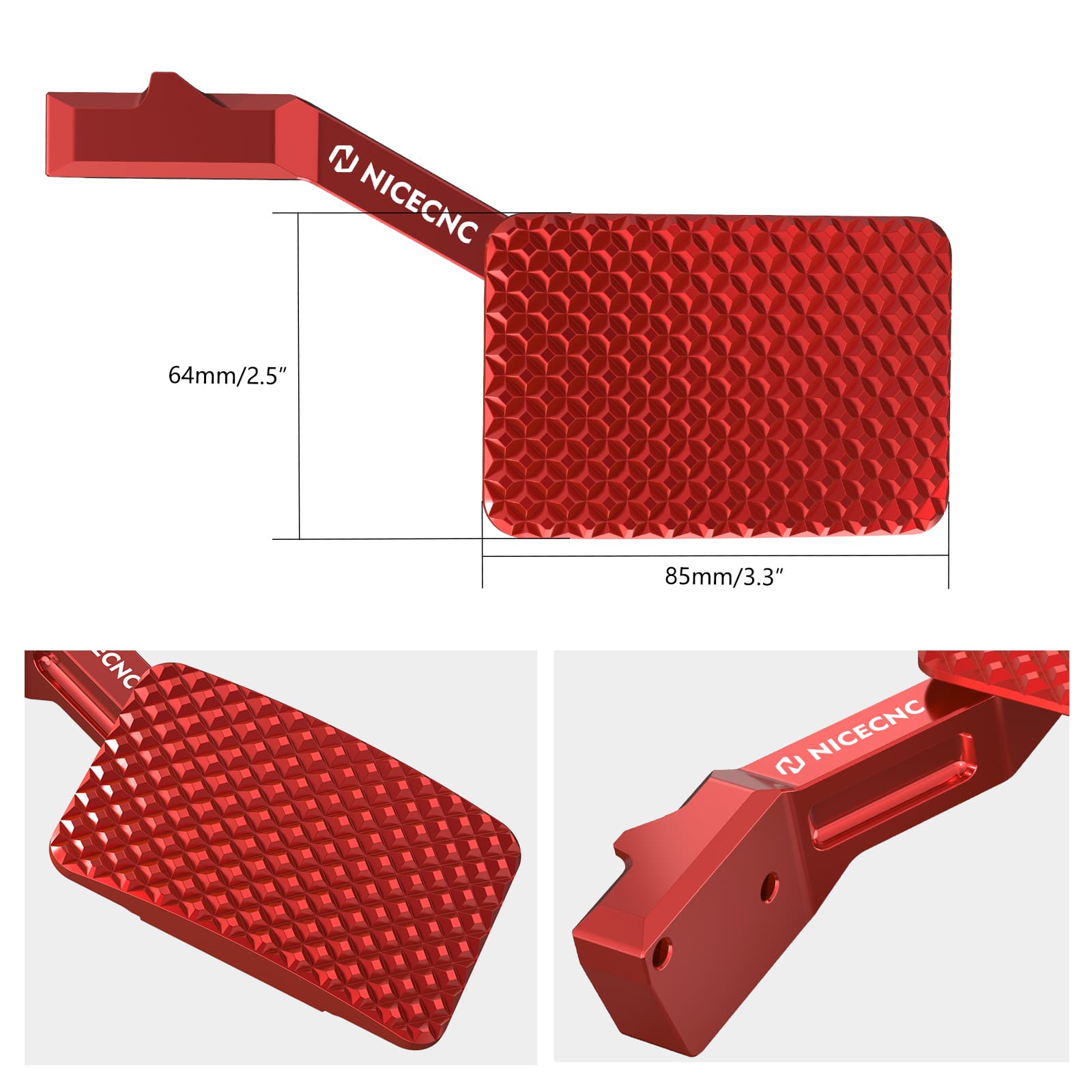 UTV Gas Throttle Pedal Extender Extension For Can-Am Maverick X3