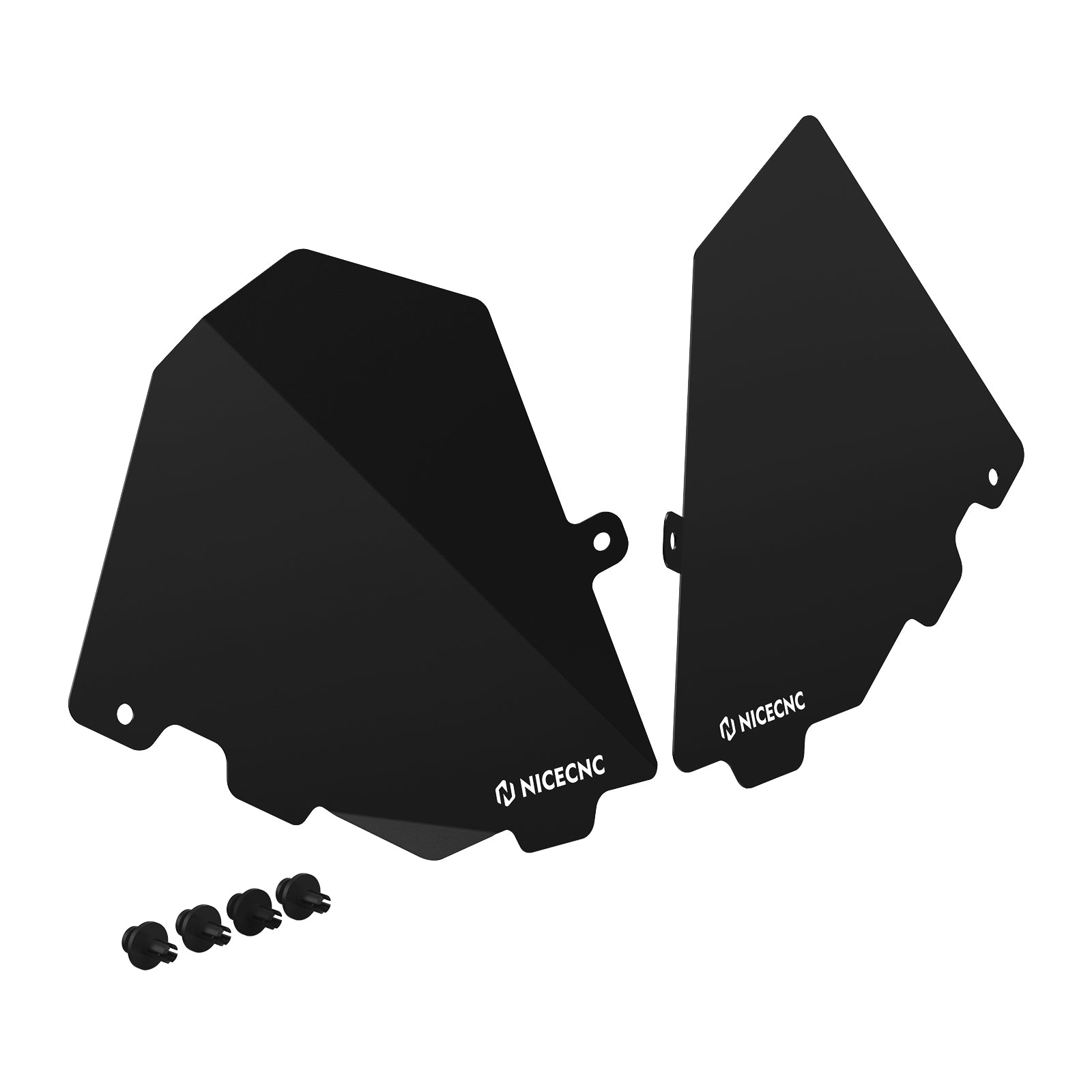 Pair UTV Glove Box Enclosure Panels Protection Covers Kit For Can-Am Maverick X3