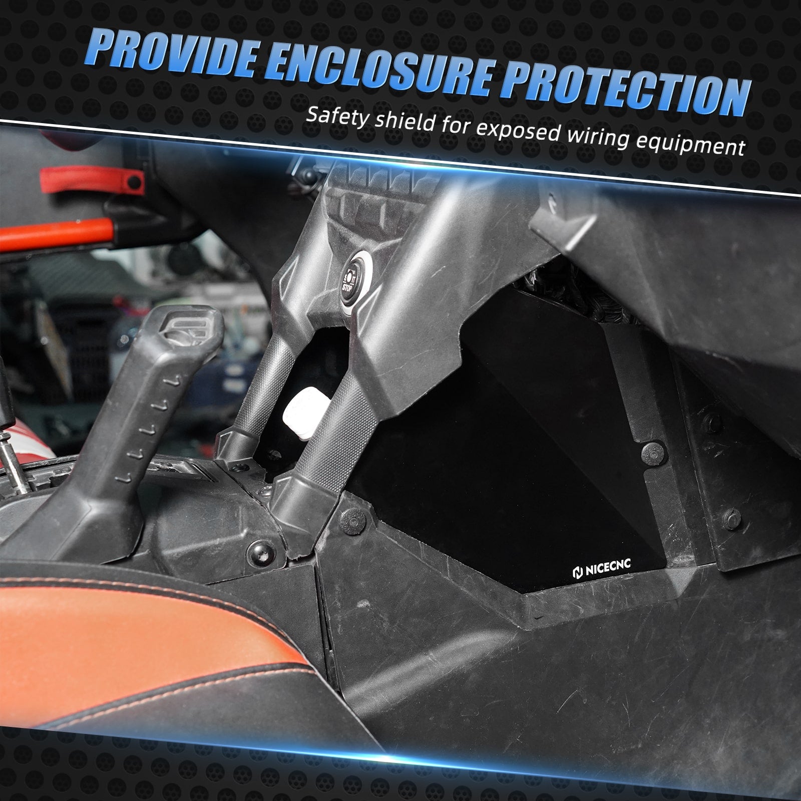 Pair UTV Glove Box Enclosure Panels Protection Covers Kit For Can-Am Maverick X3