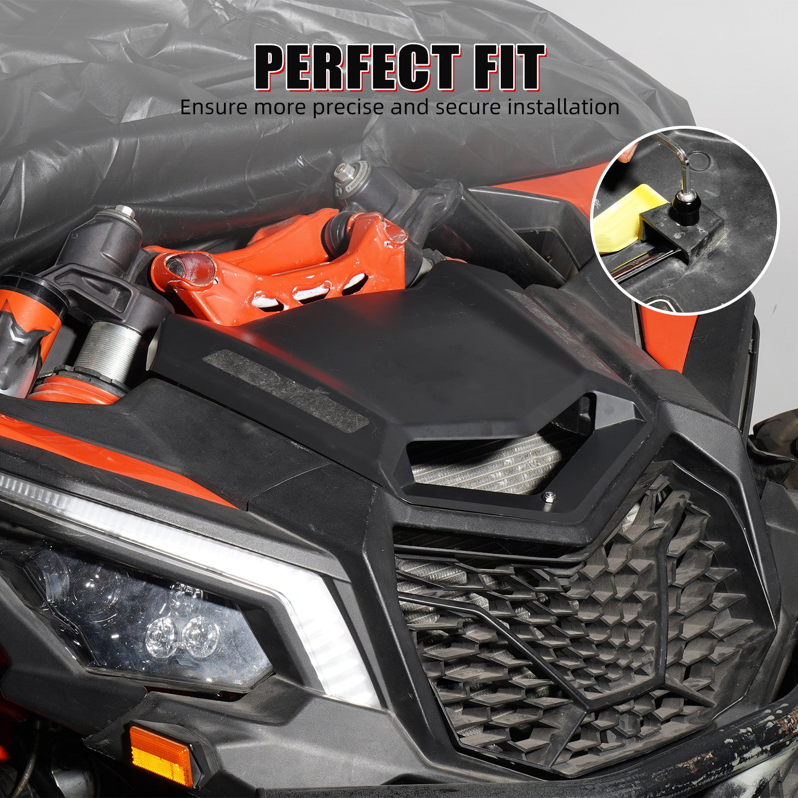 UTV Facia Scoop Cover Hood Pins Screws Repair Kit For Can-Am X3