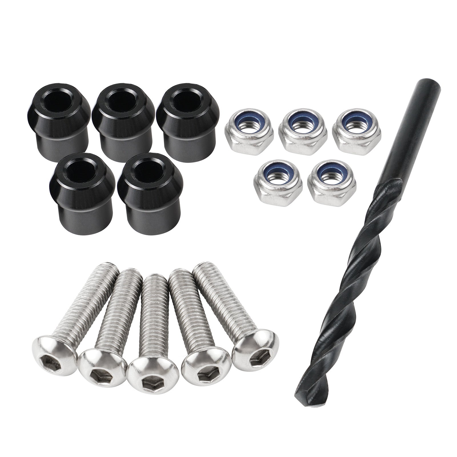 Front Facia Scoop Cover Repair Kit Hood Pins & Bolts For Can-Am Maverick X3