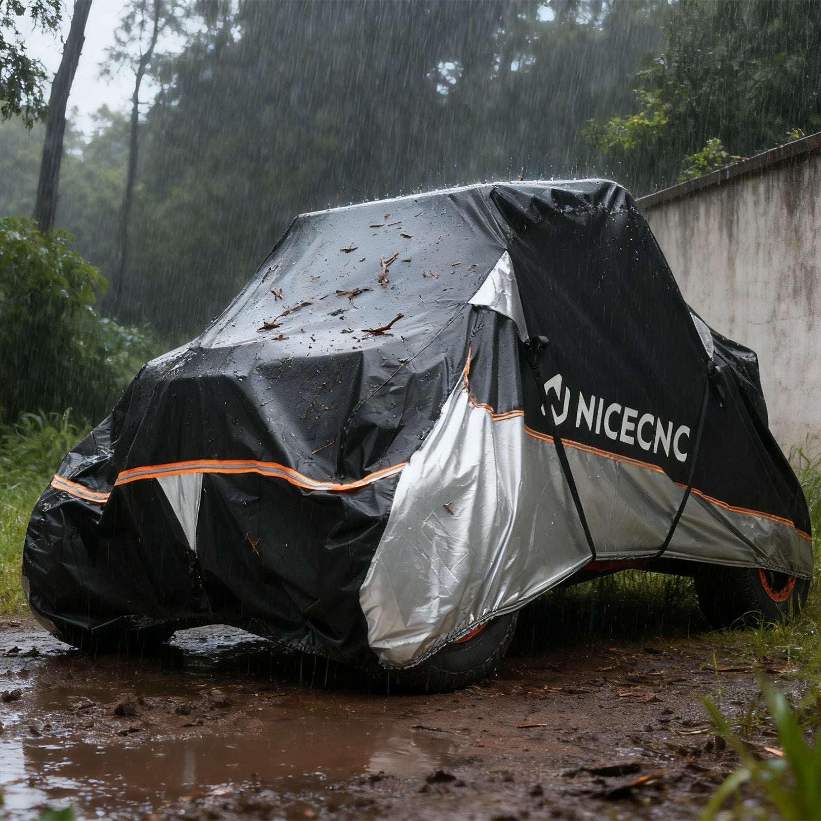 Heavy Duty Utility Vehicle All Weather Storage Cover Dust Cloth For Can-Am Maverick X3