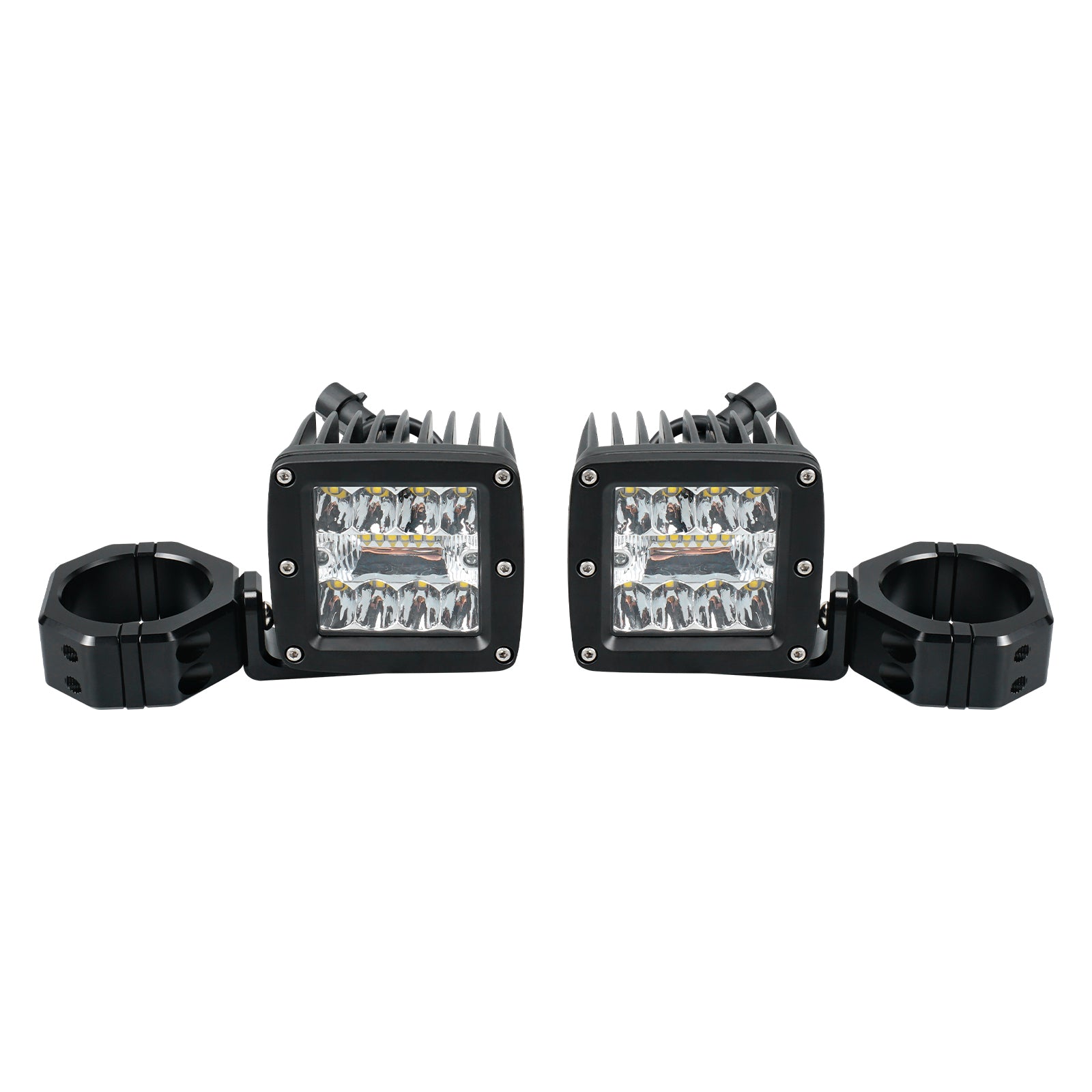 20W UTV LED Combo Beam Work Lights Kit For Can Am X3 Polaris RZR XP 1000