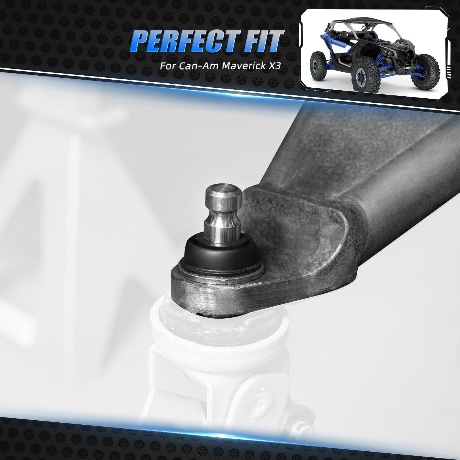 Pair Lower A-Arm Ball Joints Kit For Can Am X3 Defender HD10 Commander 1000R