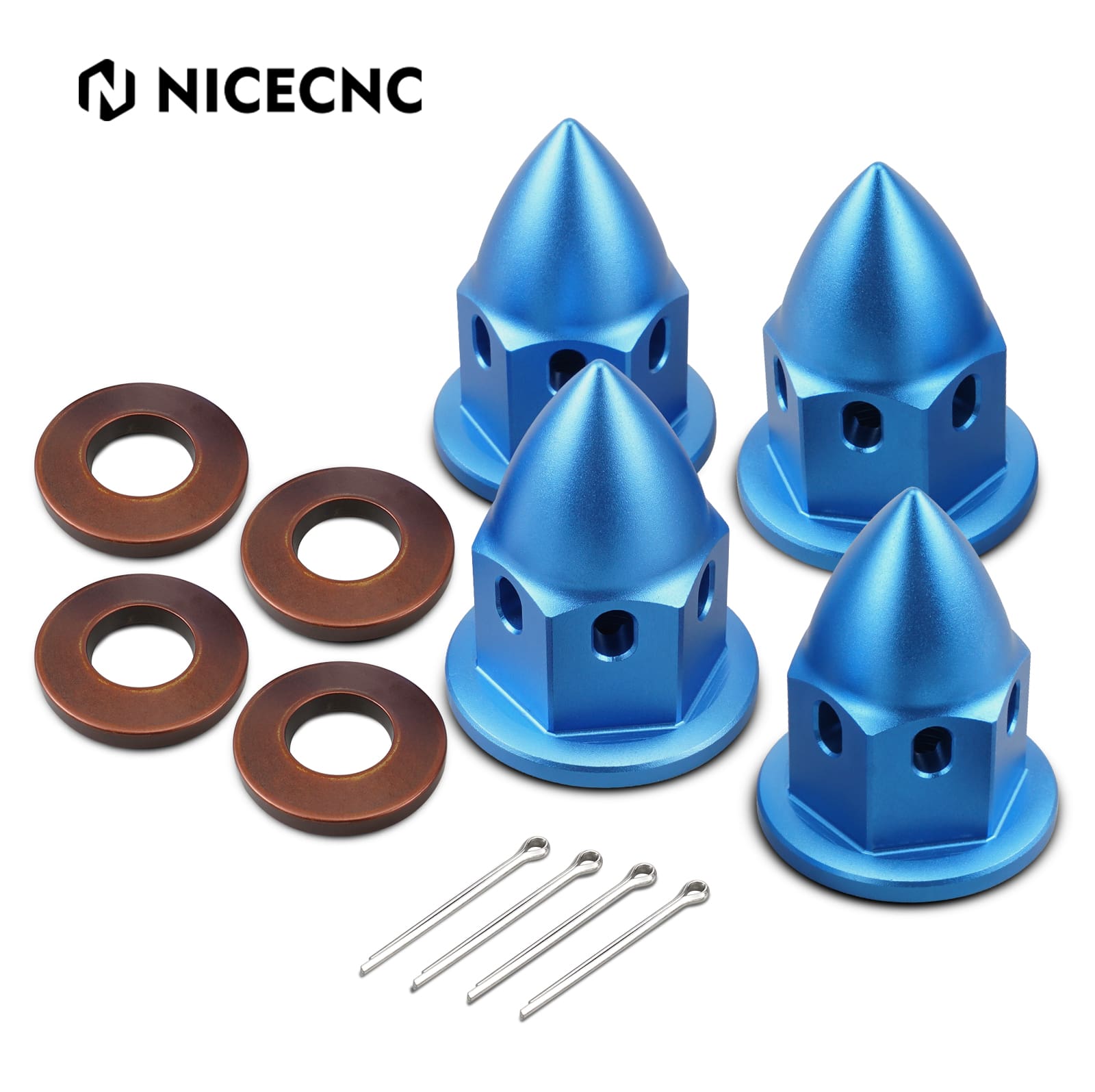 UTV M20 Wheel Hub Cap Castle Nuts Kit For Can-Am X3 Maverick Trail Traxter