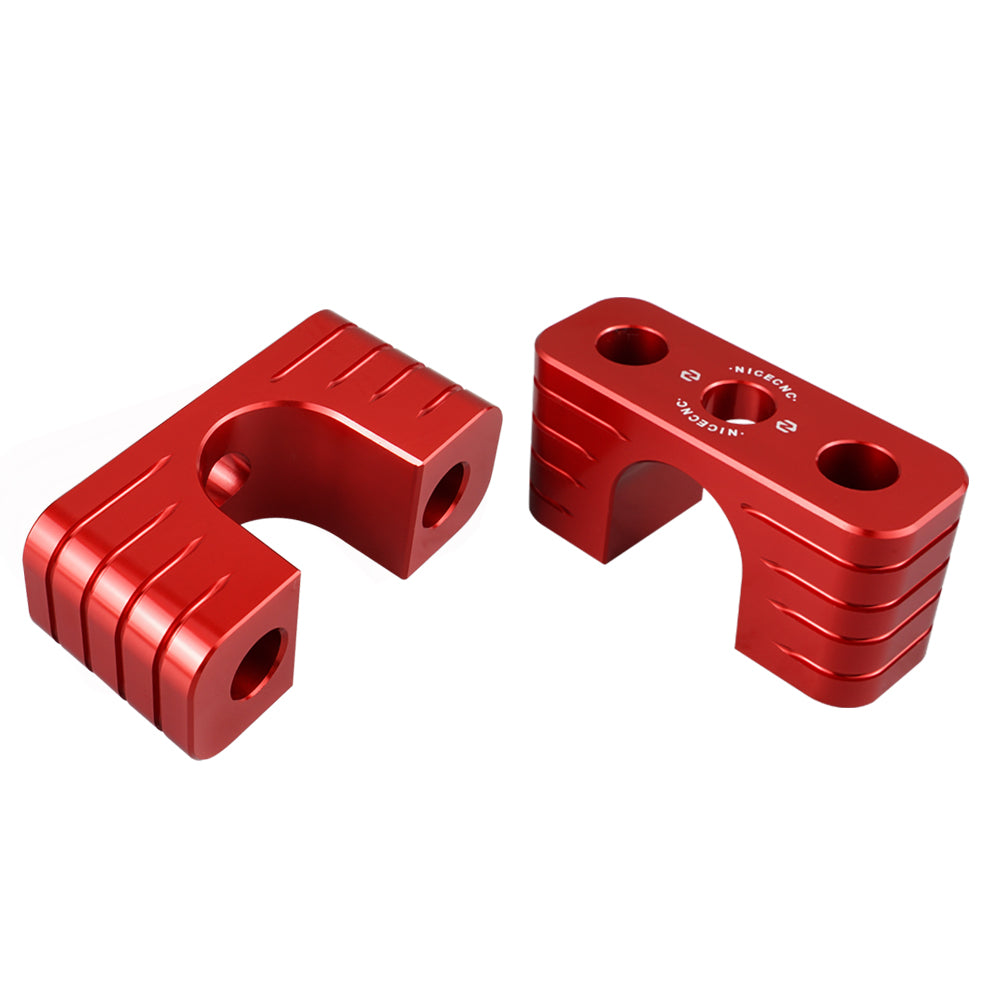 Pair UTV Rear Sway Bar Bushing Clamps Mounts Stabilizer Brackets For Can Am X3 2017-2022